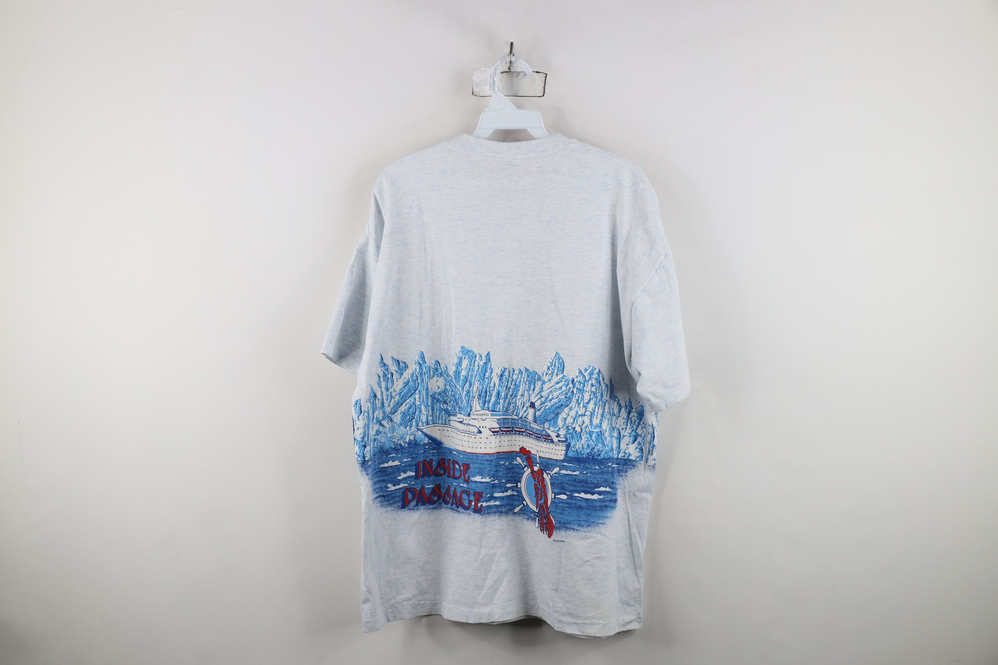 Vintage Vintage 90s Streetwear Print Alaska Cruise Ship T-Shirt USA Size US L / EU 52-54 / 3 - 12 Thumbnail