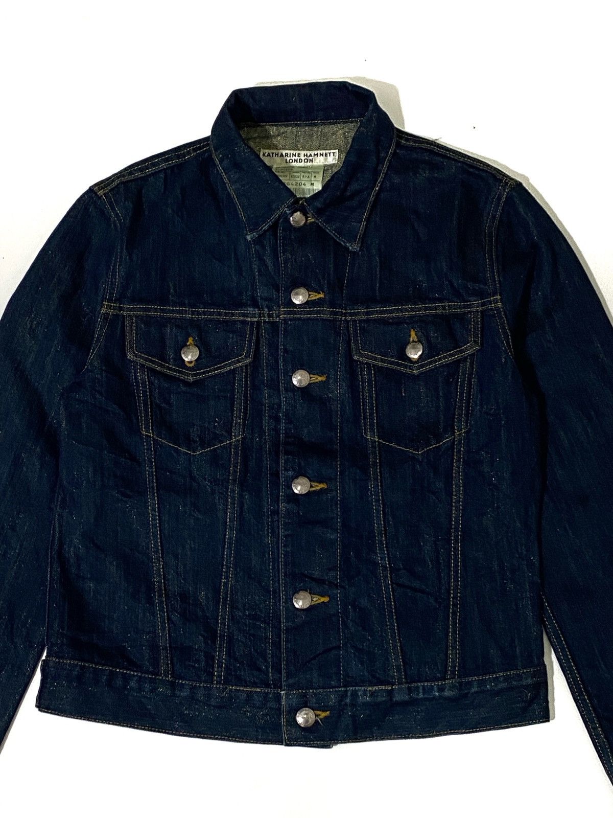 Katharine Hamnett London RARE❤️‍🔥Vintage Katherine Hamnett Denim Jacket Size US M / EU 48-50 / 2 - 2 Thumbnail