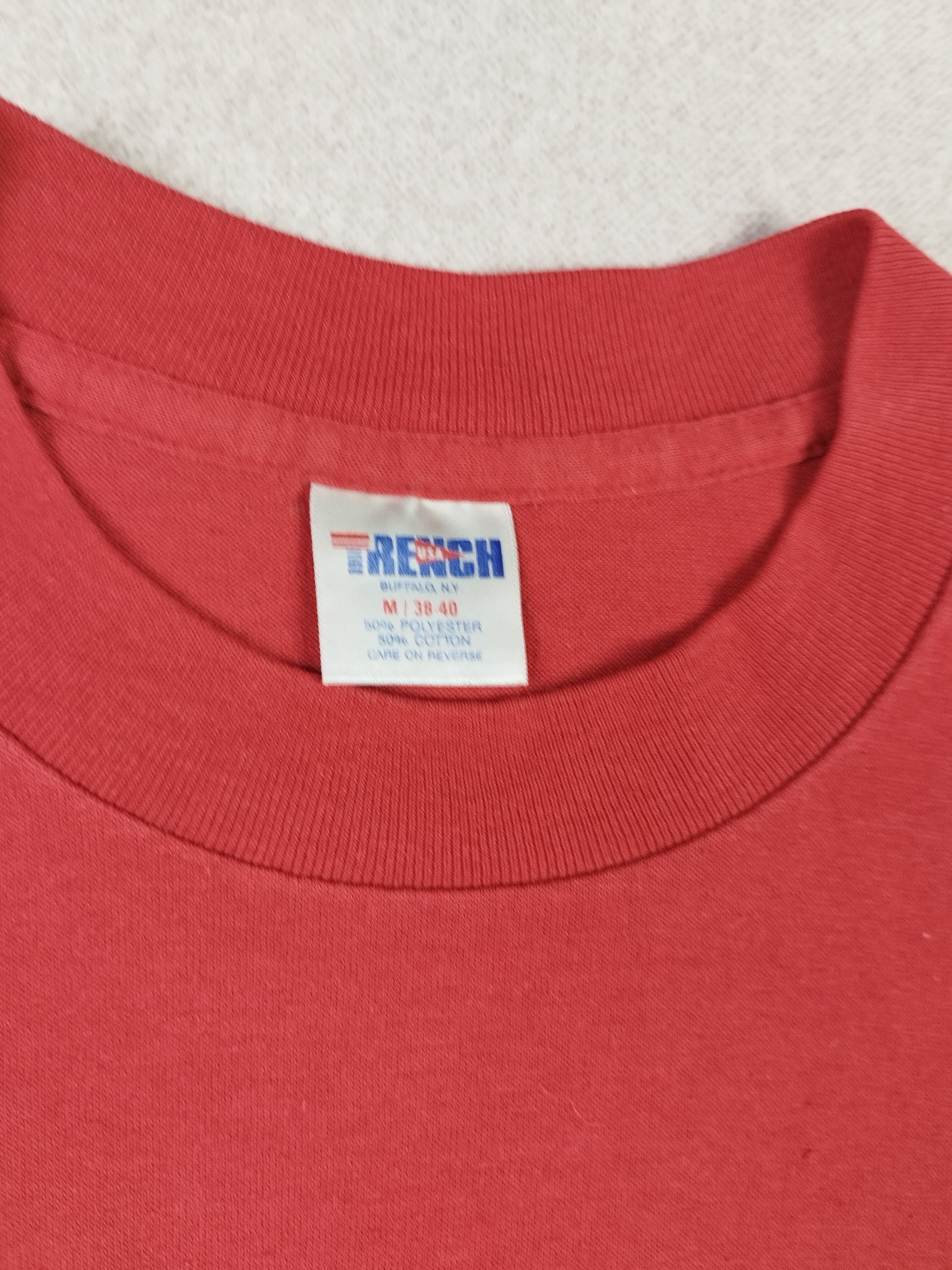 NBA Chicago Bulls NBA vintage 1991 Trench t-shirt big logo Size US M / EU 48-50 / 2 - 4 Thumbnail