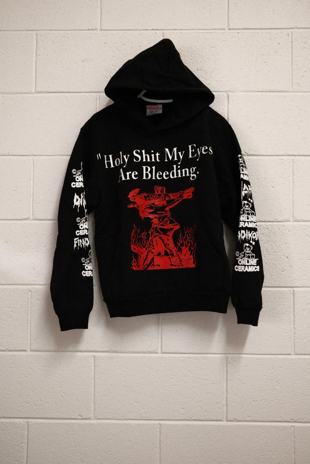 Dilara Findikoglu Online Ceramics / Dilara Findikoglu Black Hoodie Size S Size ONE SIZE - 1 Thumbnail