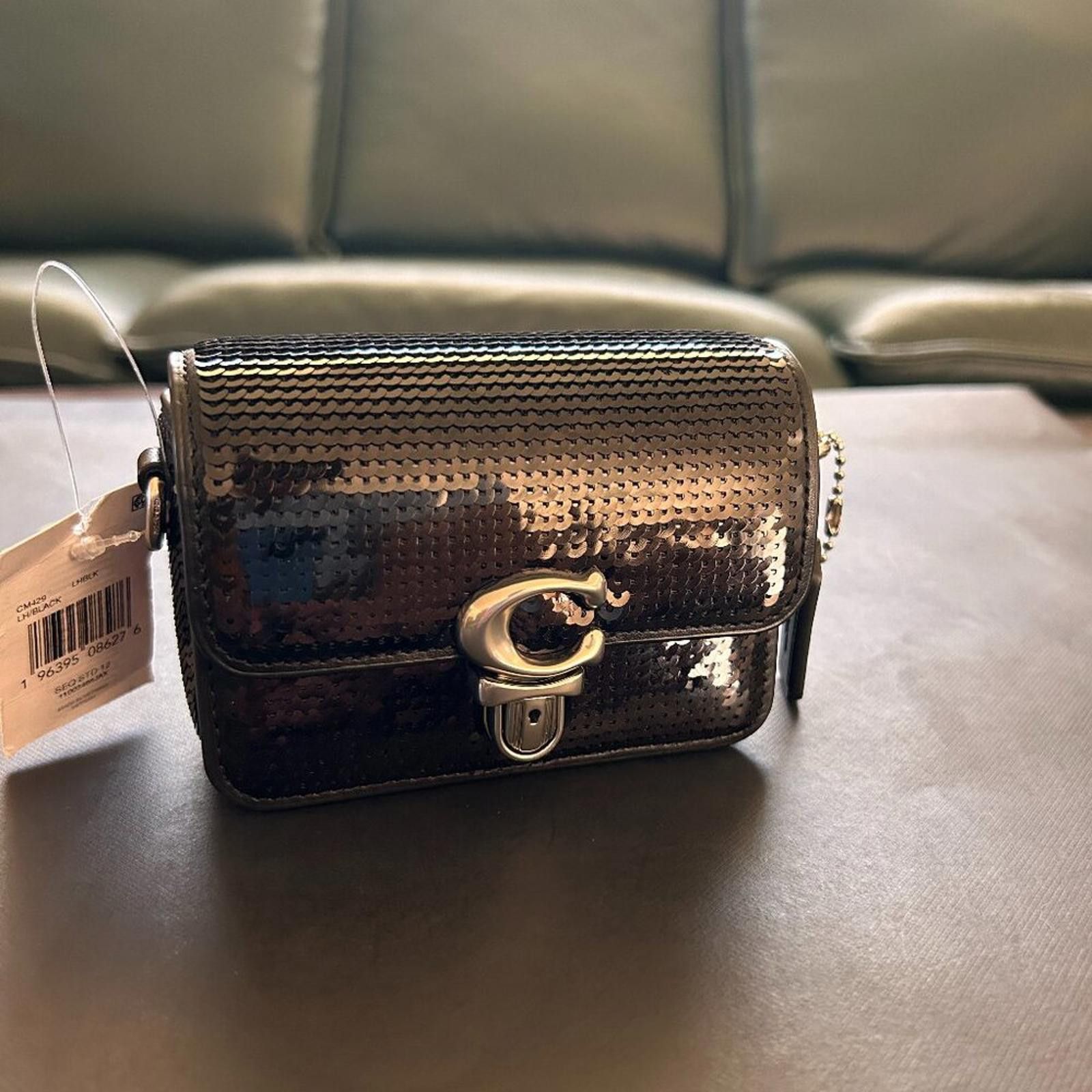 Coach NWT coach Studio Bag 12 With Sequins cm429 Size ONE SIZE - 1 Thumbnail