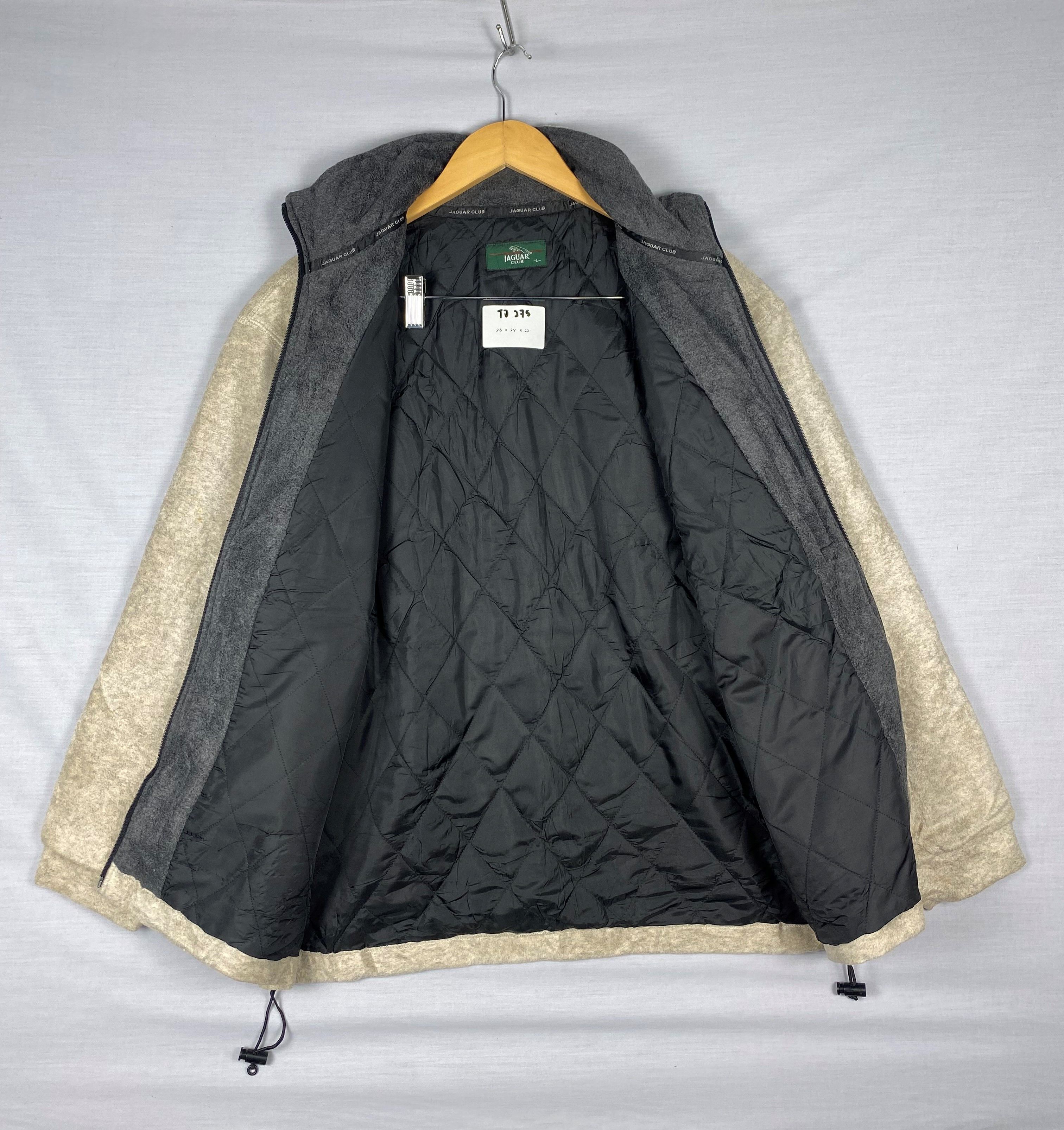 Japanese Brand Vintage Jaguar Club Zip Up Helix Fleece Jacket Size US L / EU 52-54 / 3 - 5 Thumbnail