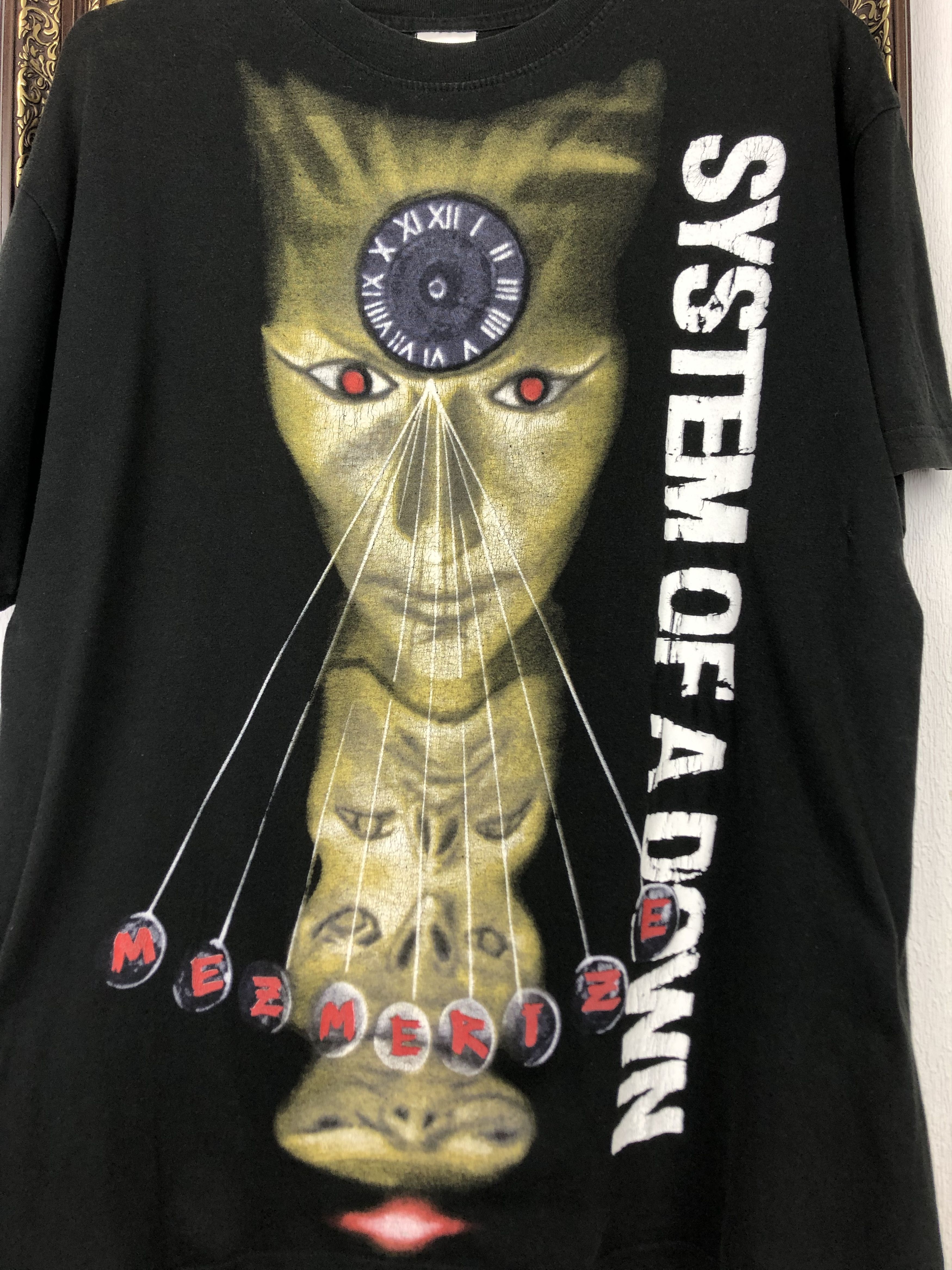 Band Tees Vintage System Of A Down Mezmerize Band Shirt Over Print Tee Size US M / EU 48-50 / 2 - 3 Thumbnail