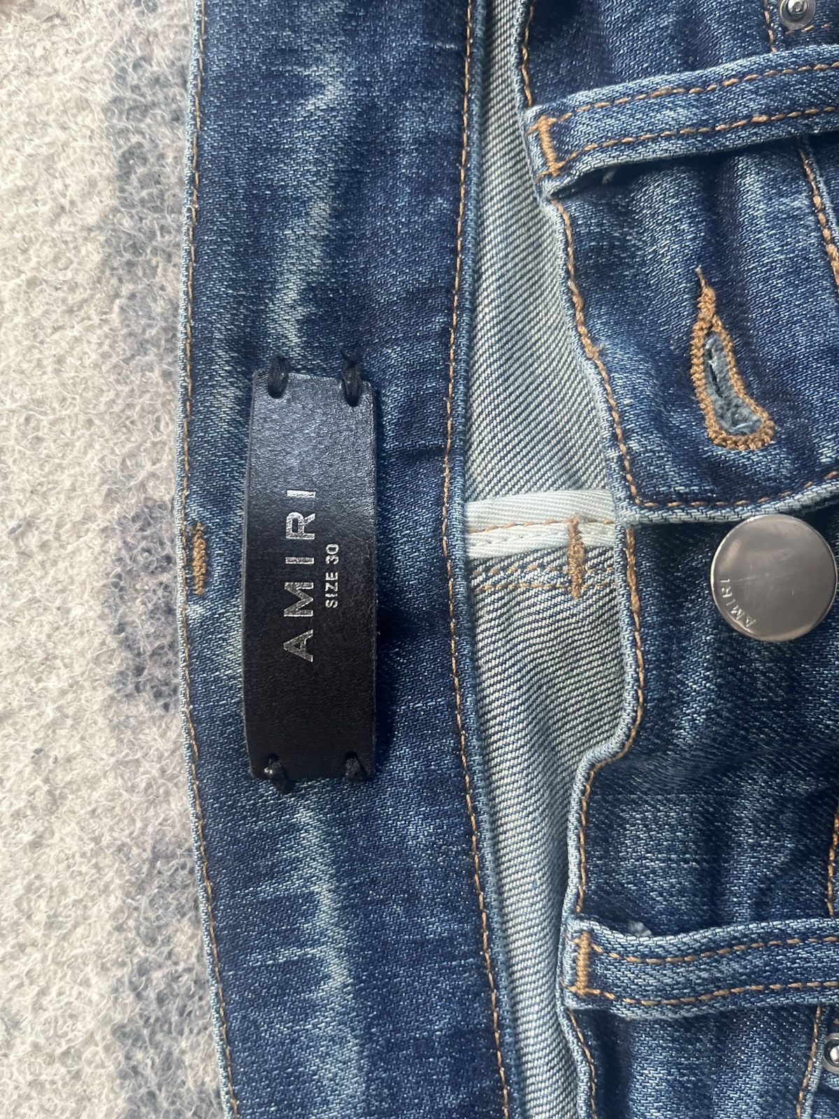 Amiri Mike Amiri MX1 Distressed Denim Size US 30 / EU 46 - 3 Thumbnail