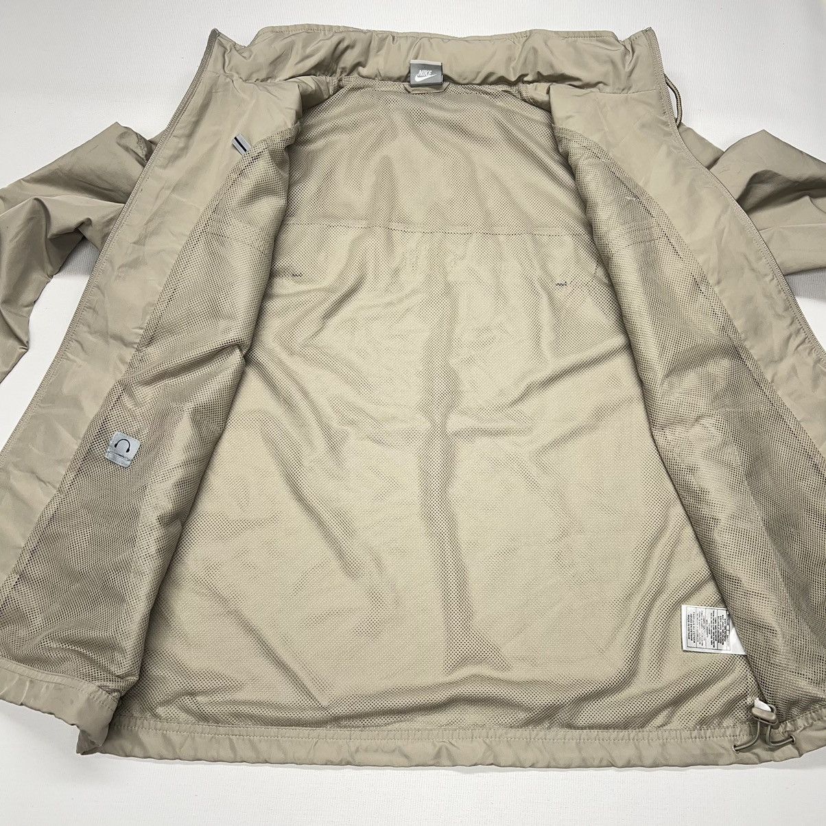 Nike × Vintage VTG Nike Varsity Jacket Brown Coaches Windbreaker Grey Tag Size US M / EU 48-50 / 2 - 9 Thumbnail