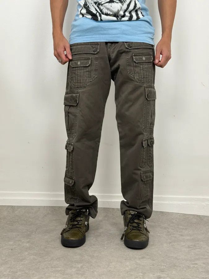 Dolce & Gabbana SS2008 Dolce & Gabbana Multi Pockets Olive Cargo Pants Size US 34 / EU 50 - 2 Thumbnail