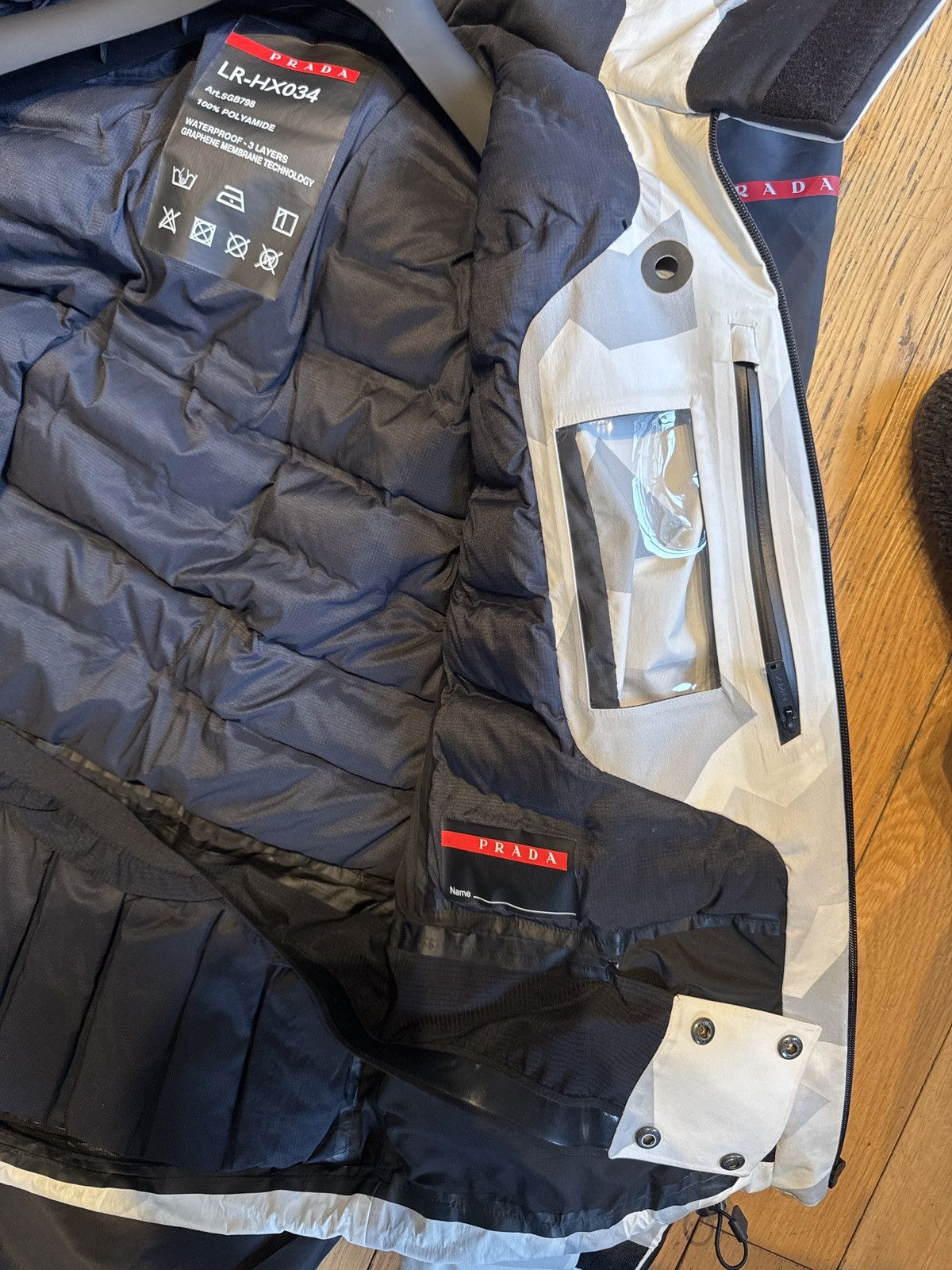 Prada Printed technical fabric ski windbreaker Size US L / EU 52-54 / 3 - 9 Thumbnail