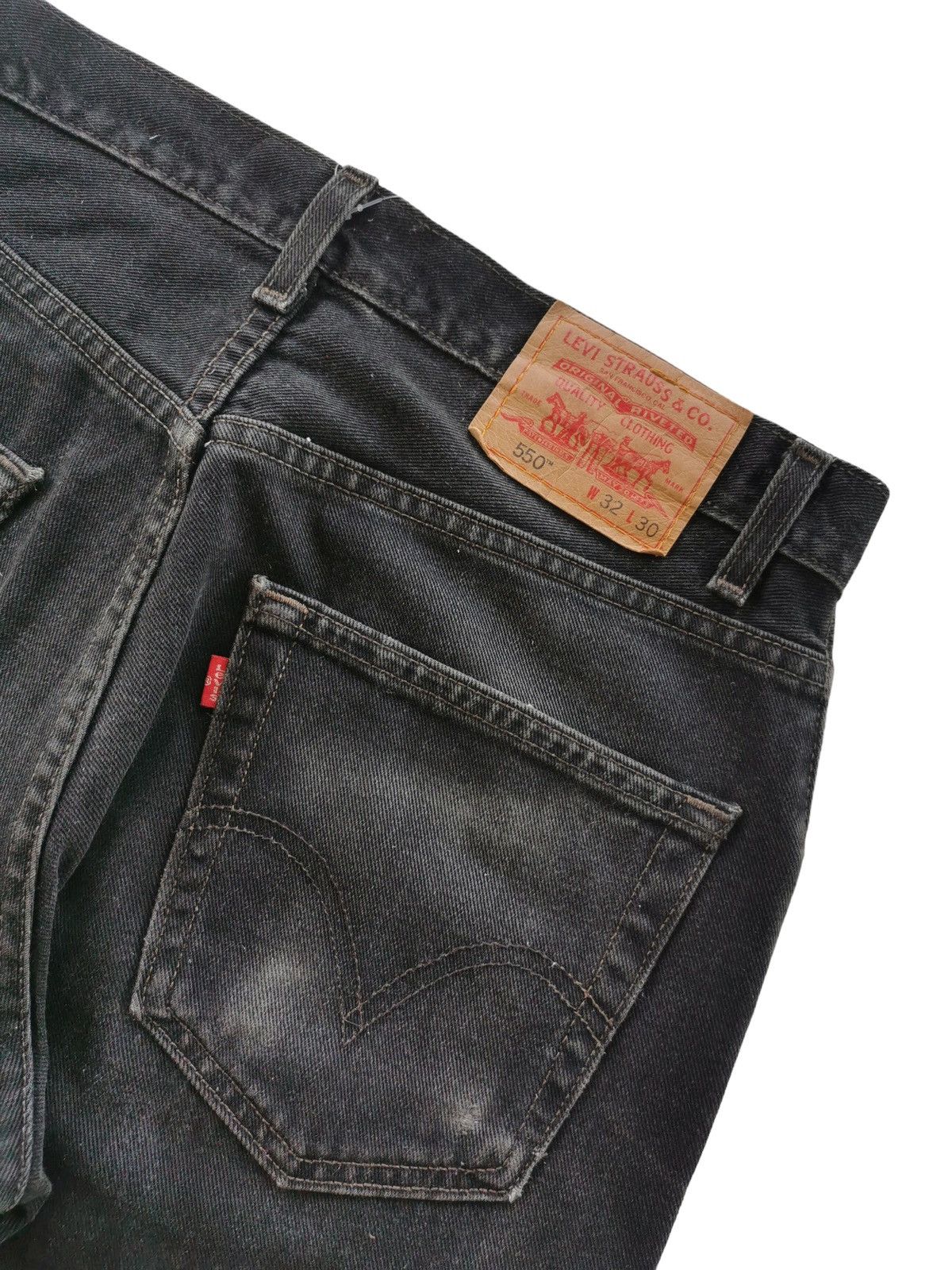 Jean Vintage Levis 550 Relaxed Jeans Size 32x40.5 Size US 32 / EU 48 - 6 Thumbnail