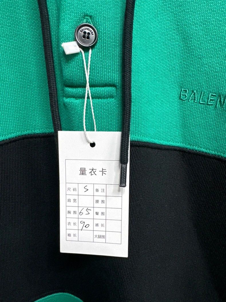 Balenciaga Balenciaga Patchwork plaid striped hoodie 2501-Nextarrow Size US S / EU 44-46 / 1 - 5 Thumbnail