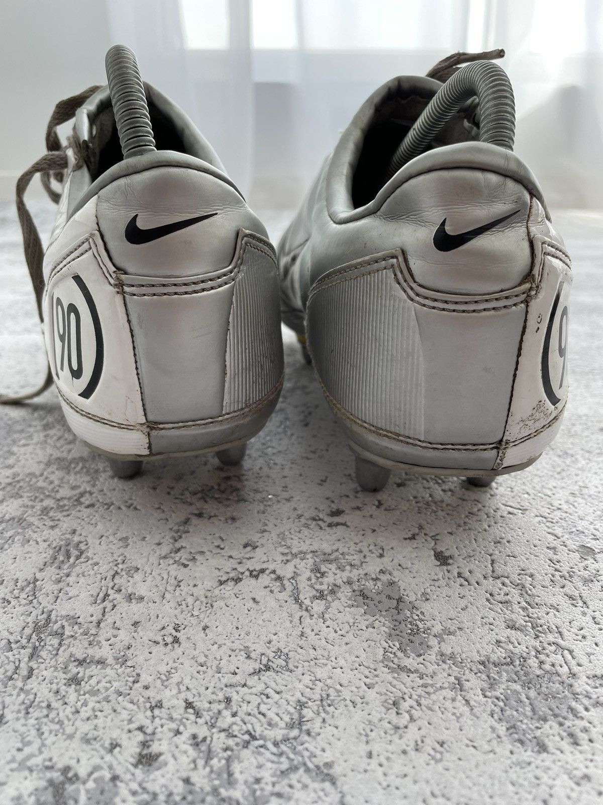 Nike Vintage Nike Total90 Air 2005 Silver Football Boots Size US 10 / EU 43 - 3 Thumbnail