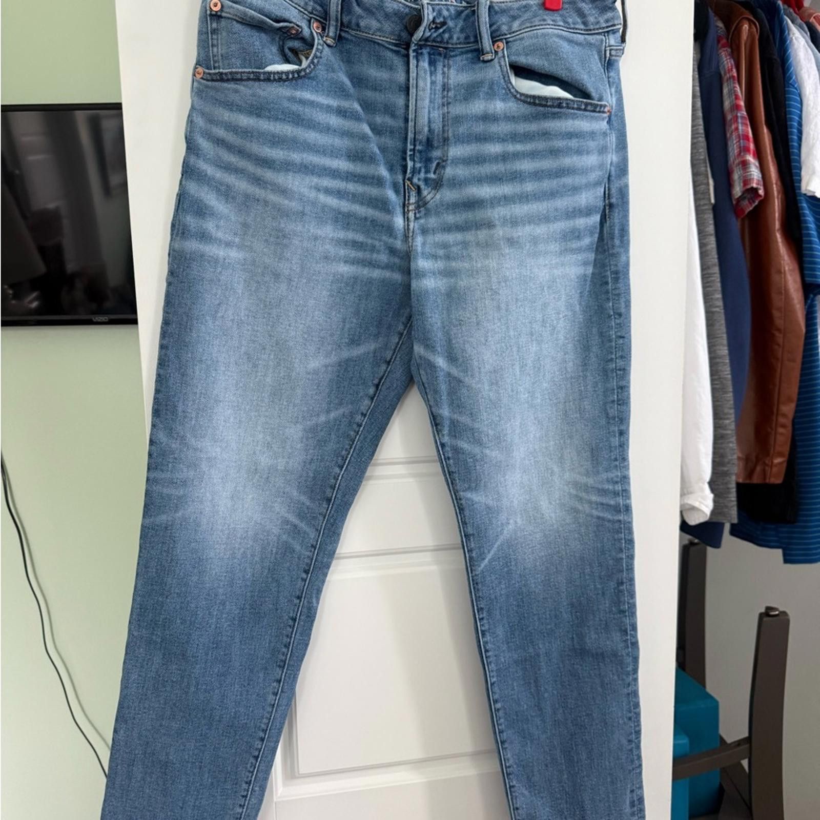 American Eagle Outfitters American Eagle Outfitters Men's Blue Jeans Size US 34 / EU 50 - 5 Thumbnail