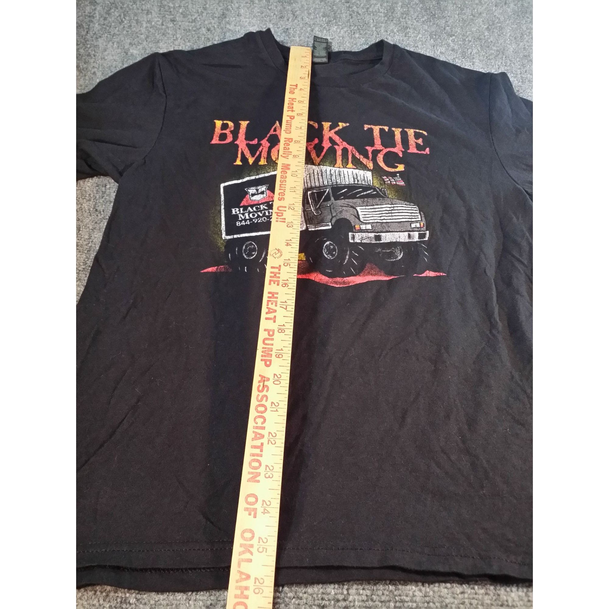 Gildan Black Tie Moving Tshirt Men Sz M Gildan Softstyle Country Co Size US M / EU 48-50 / 2 - 3 Thumbnail