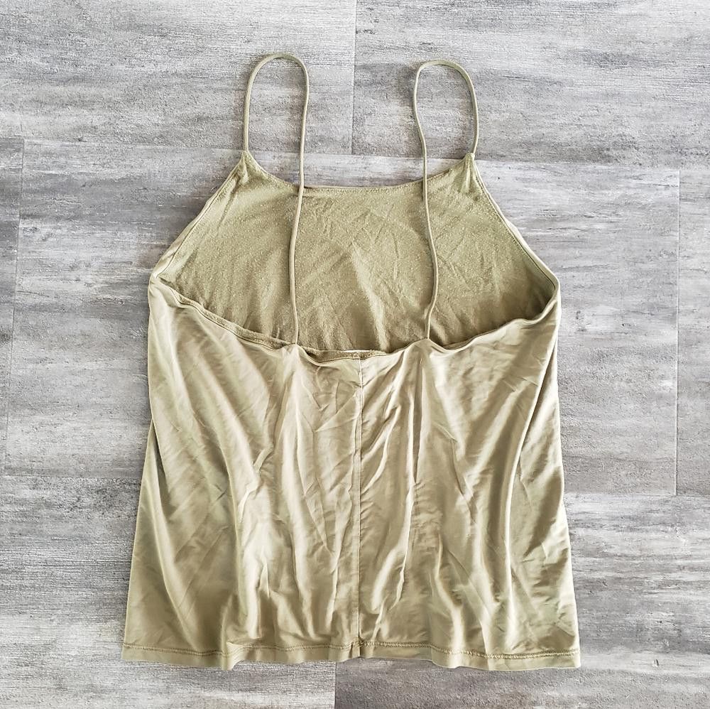 H&M Olive Dressy H&M Low Back Cami Size S / US 4 / IT 40 - 2 Thumbnail