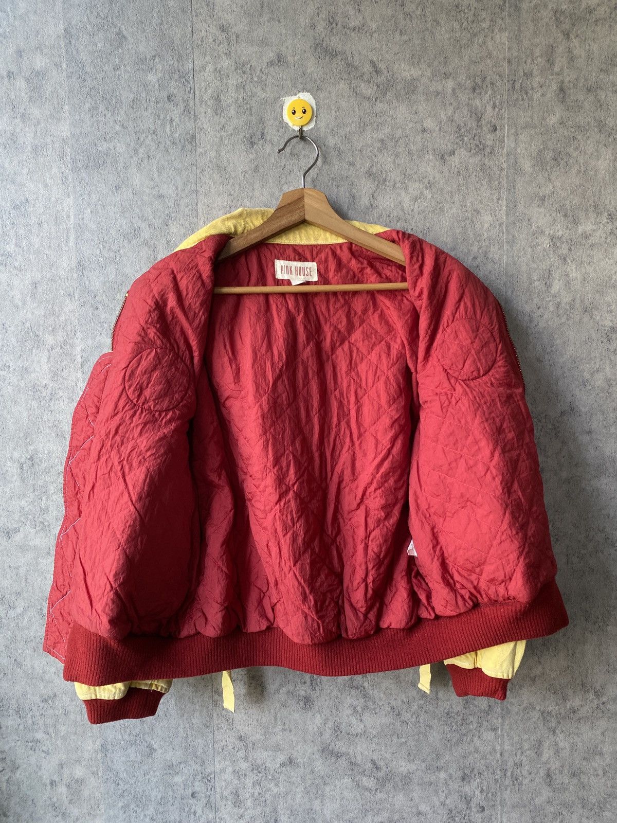 Pink House 1990s Pink House Denim Bomber Jacket Size US M / EU 48-50 / 2 - 19 Thumbnail