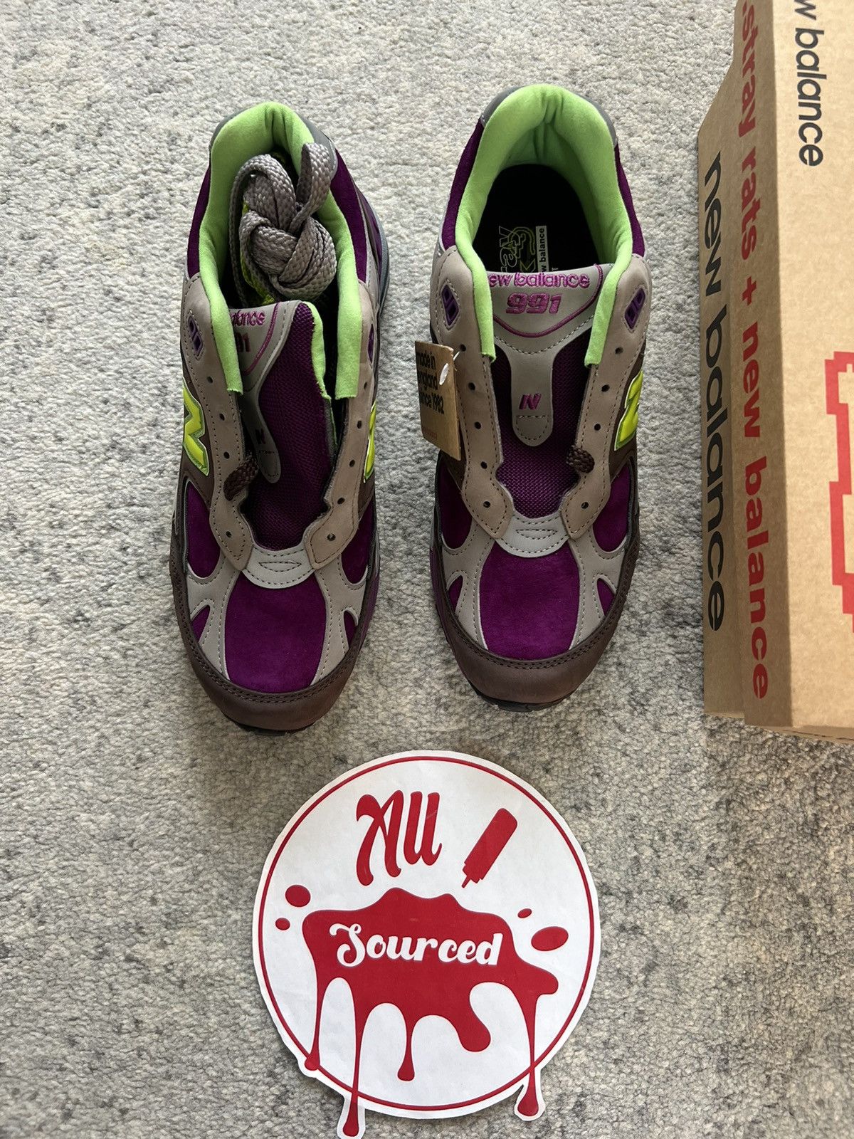 New Balance × Stray Rats New Balance x Stray Rats 991 Size US 7 / EU 40 - 2 Thumbnail