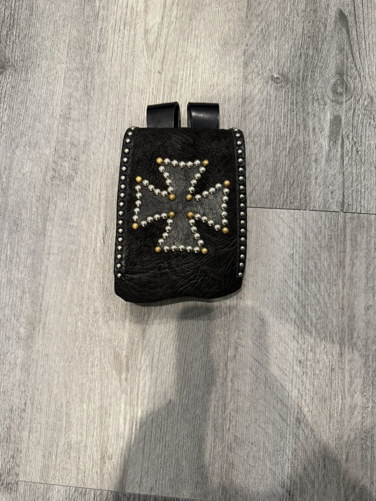 Yasuyuki Ishii Leather Cigarette Holder Iron Cross