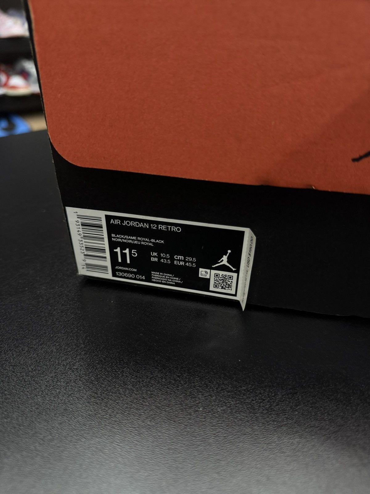 Jordan Brand × Nike Jordan 12 Blueberry Royal Blue Size 11.5 2019 Size US 11.5 / EU 44-45 - 19 Thumbnail