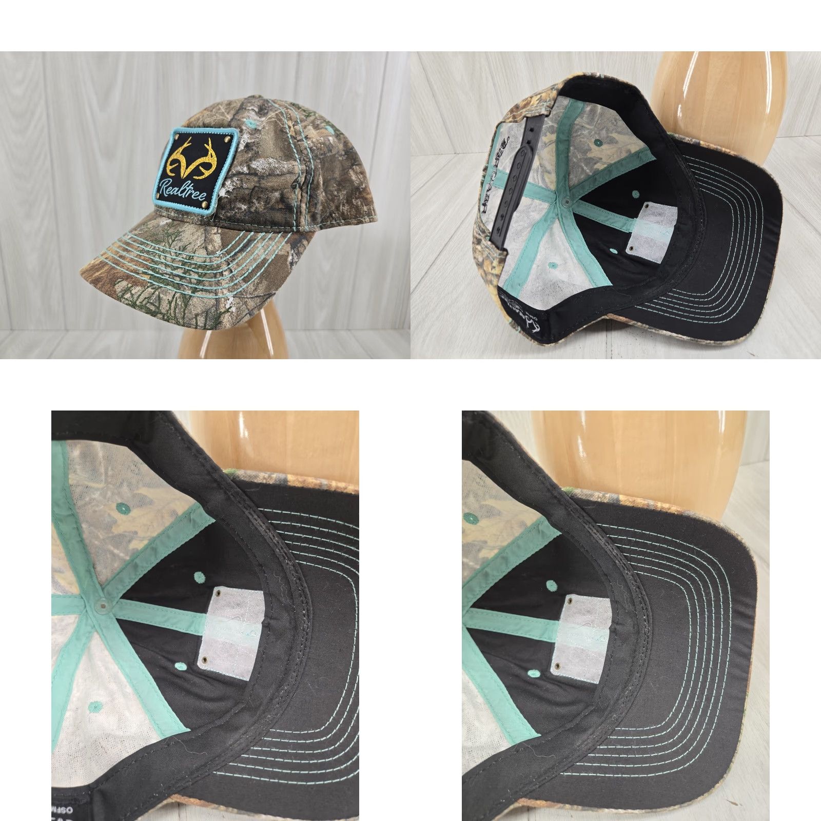 Realtree Outdoor Cap Realtree Hat Cap Snap Back Womens Adjustable Hunting Camo One Size Fits Most Vintage: No Mens? Size ONE SIZE - 9 Thumbnail