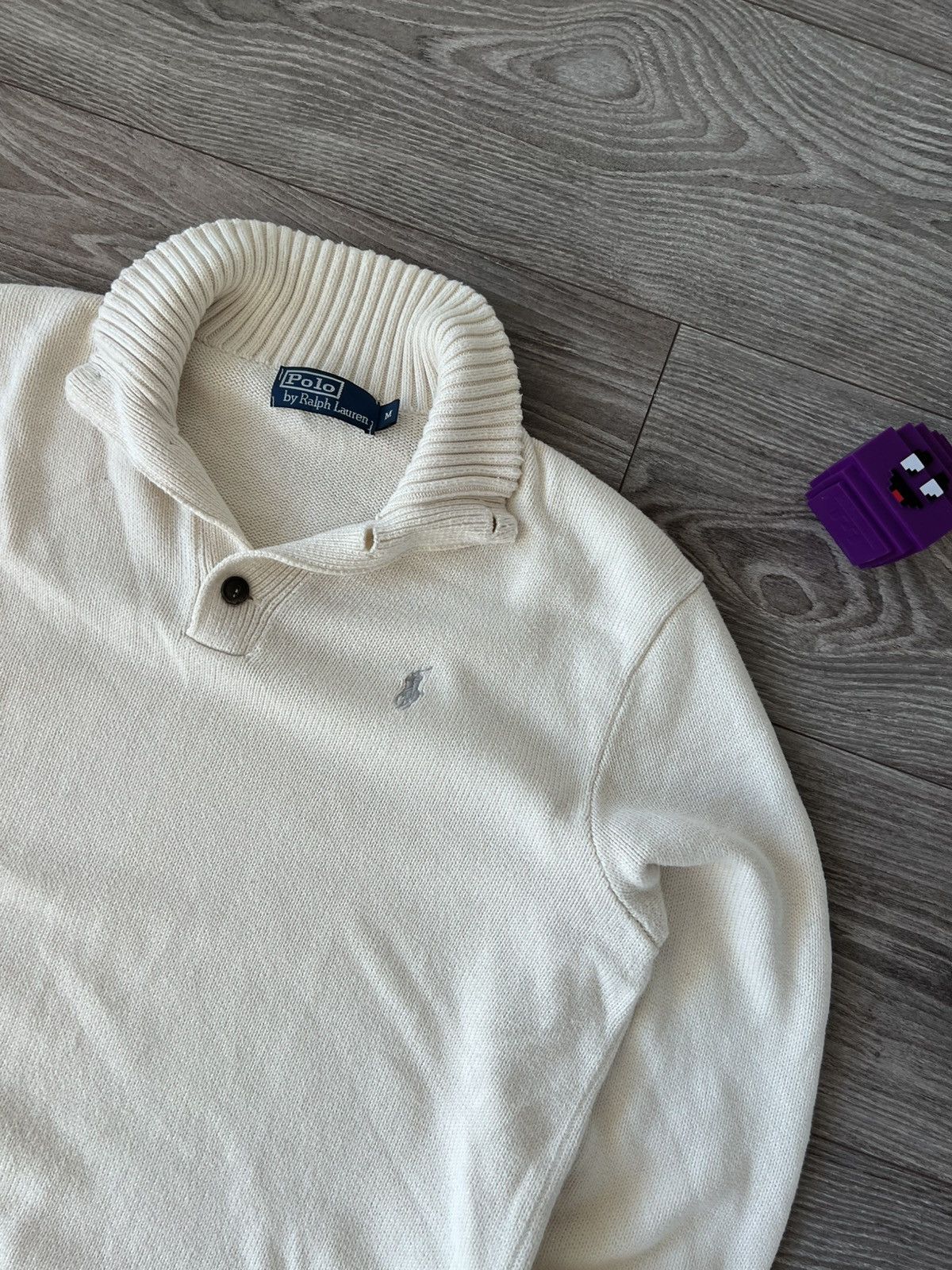 Polo Ralph Lauren Vintage Polo Ralph Lauren Embroidered Logo High Neck Sweater Size US M / EU 48-50 / 2 - 9 Thumbnail