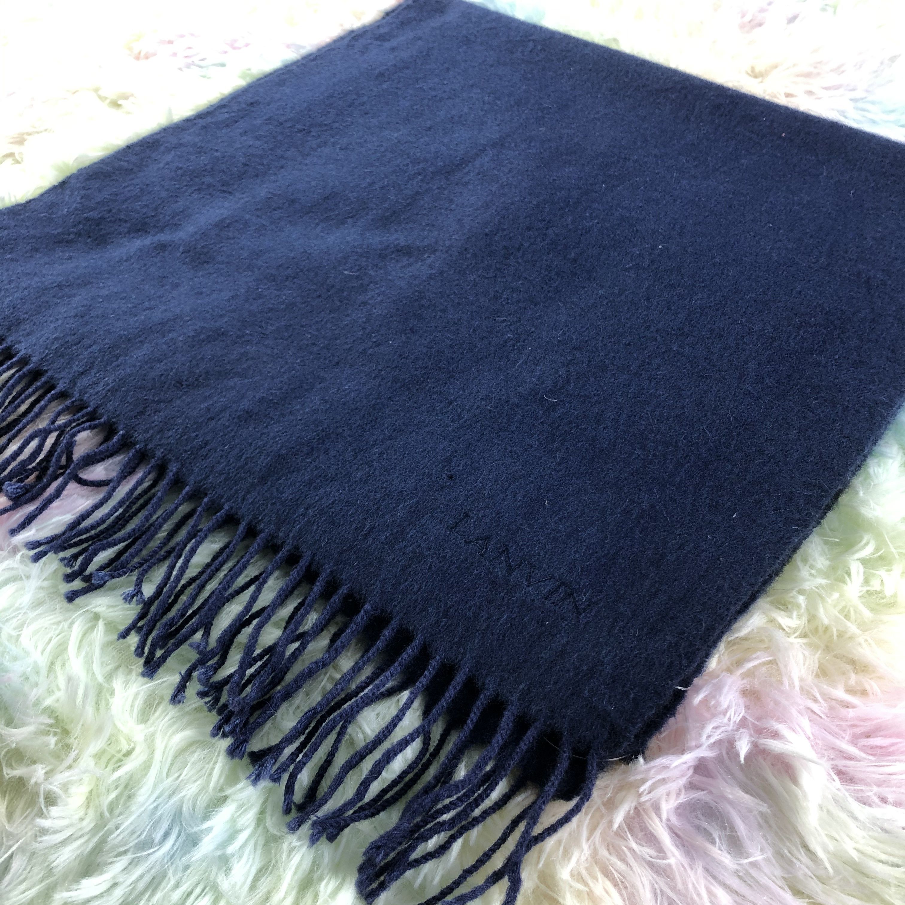 Lanvin × Vintage Lanvin Scarf / Muffler / Neckwear - KM131 Size ONE SIZE - 4 Thumbnail