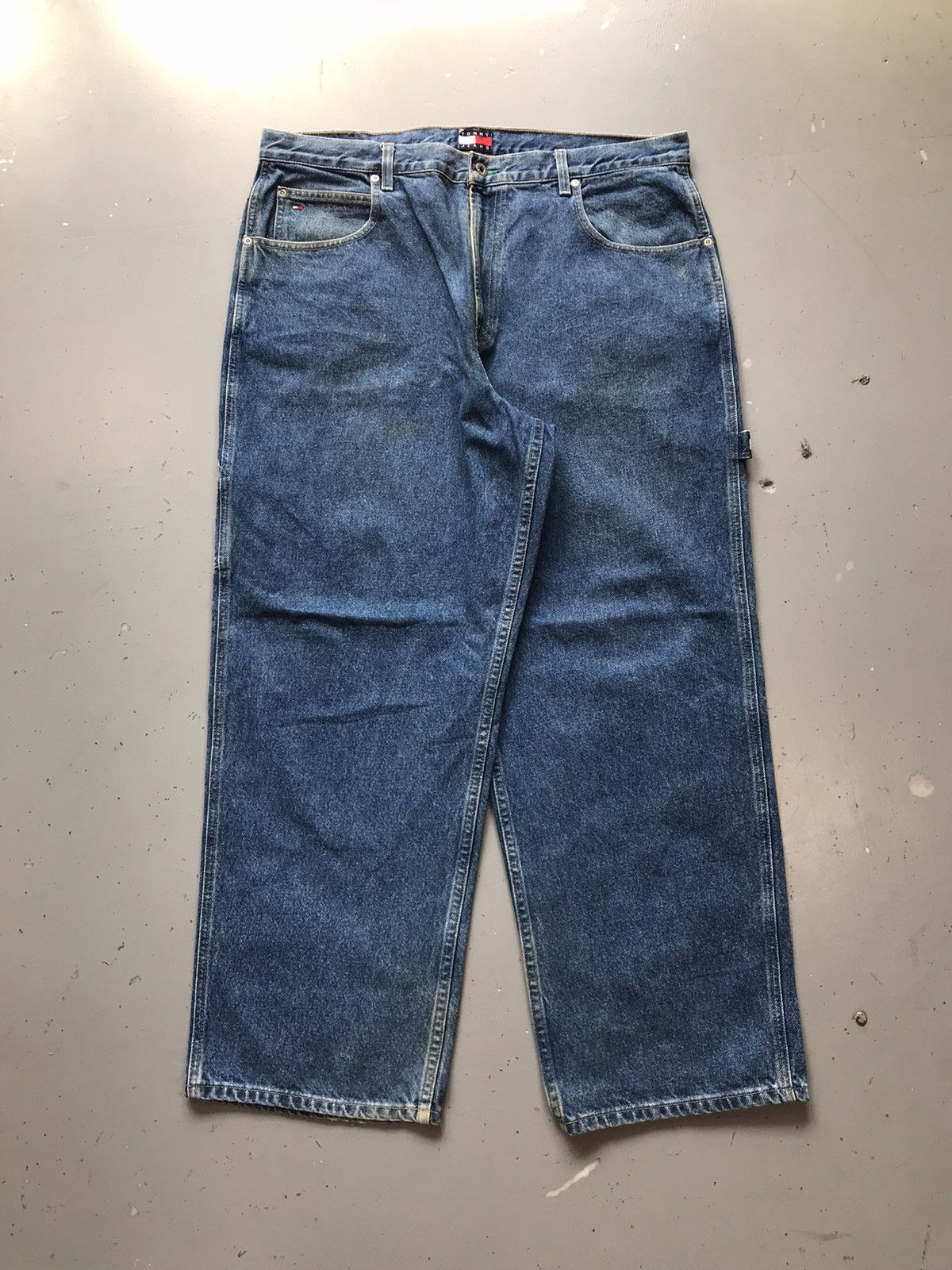 Tommy Hilfiger × Vintage Vintage Tommy Hilfiger baggy fit carpenter denim Size US 40 / EU 56 - 2 Thumbnail