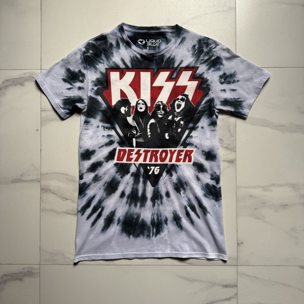 Liquid Blue KISS Destroyer ‘76 2016 Liquid Blue Tie Dye Tee Size US S / EU 44-46 / 1 - 2 Thumbnail