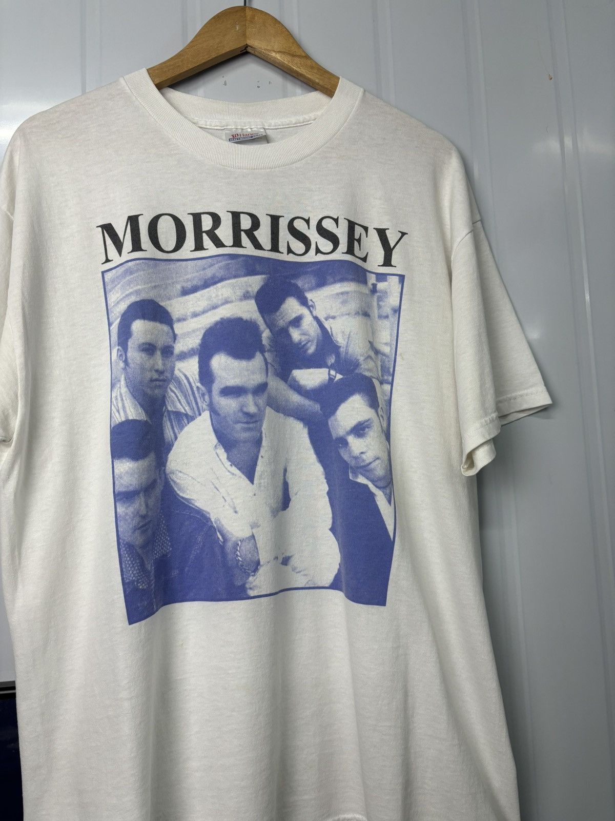 Band Tees × Vintage RARE! Vintage 90’s Morissey Bootleg Hanes Band Tour Size US L / EU 52-54 / 3 - 1 Thumbnail