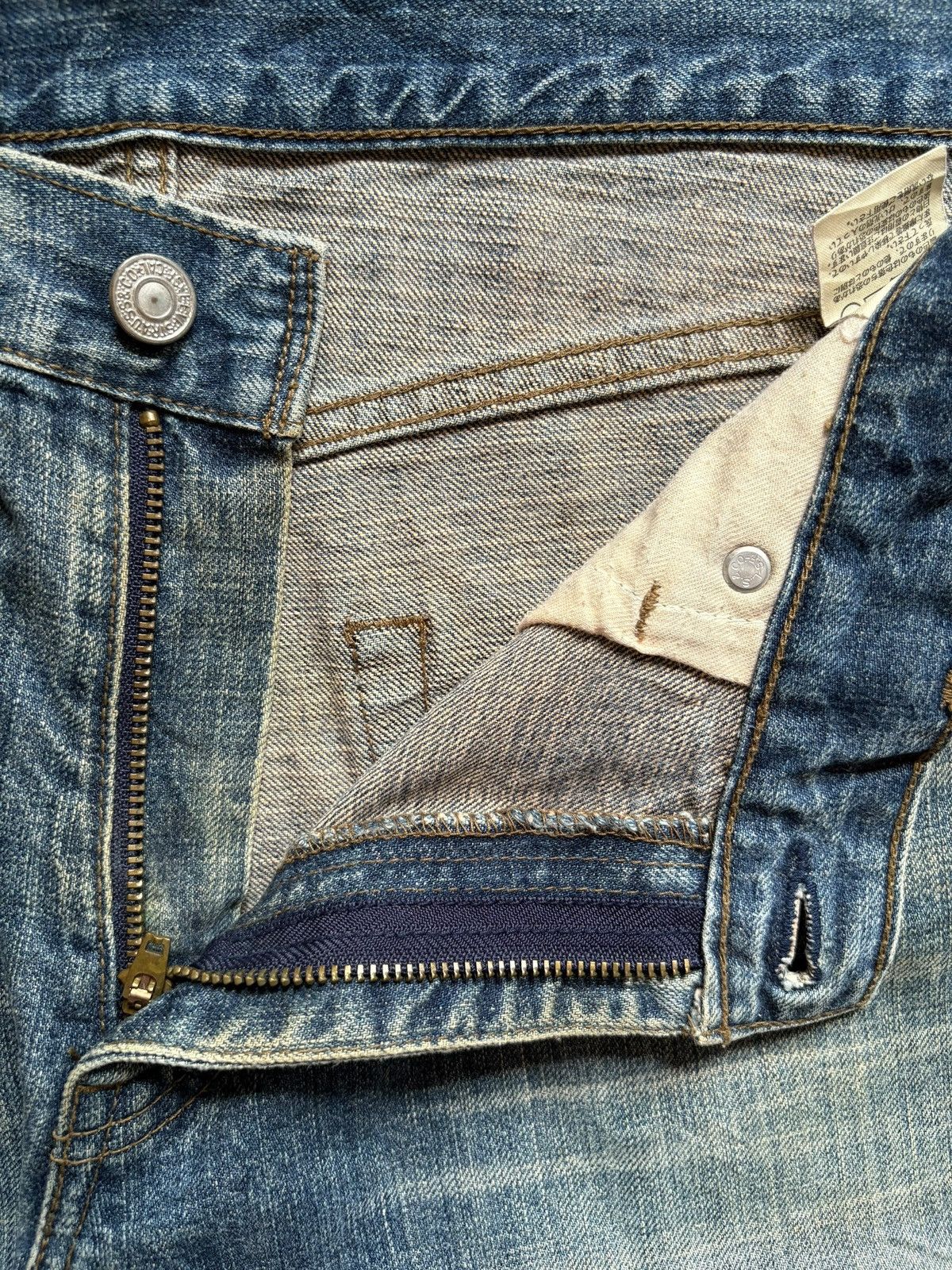 Levi's Vintage 90s Levis 534 Mud Wash Loose Jean Shorts Jorts Size US 34 / EU 50 - 11 Thumbnail