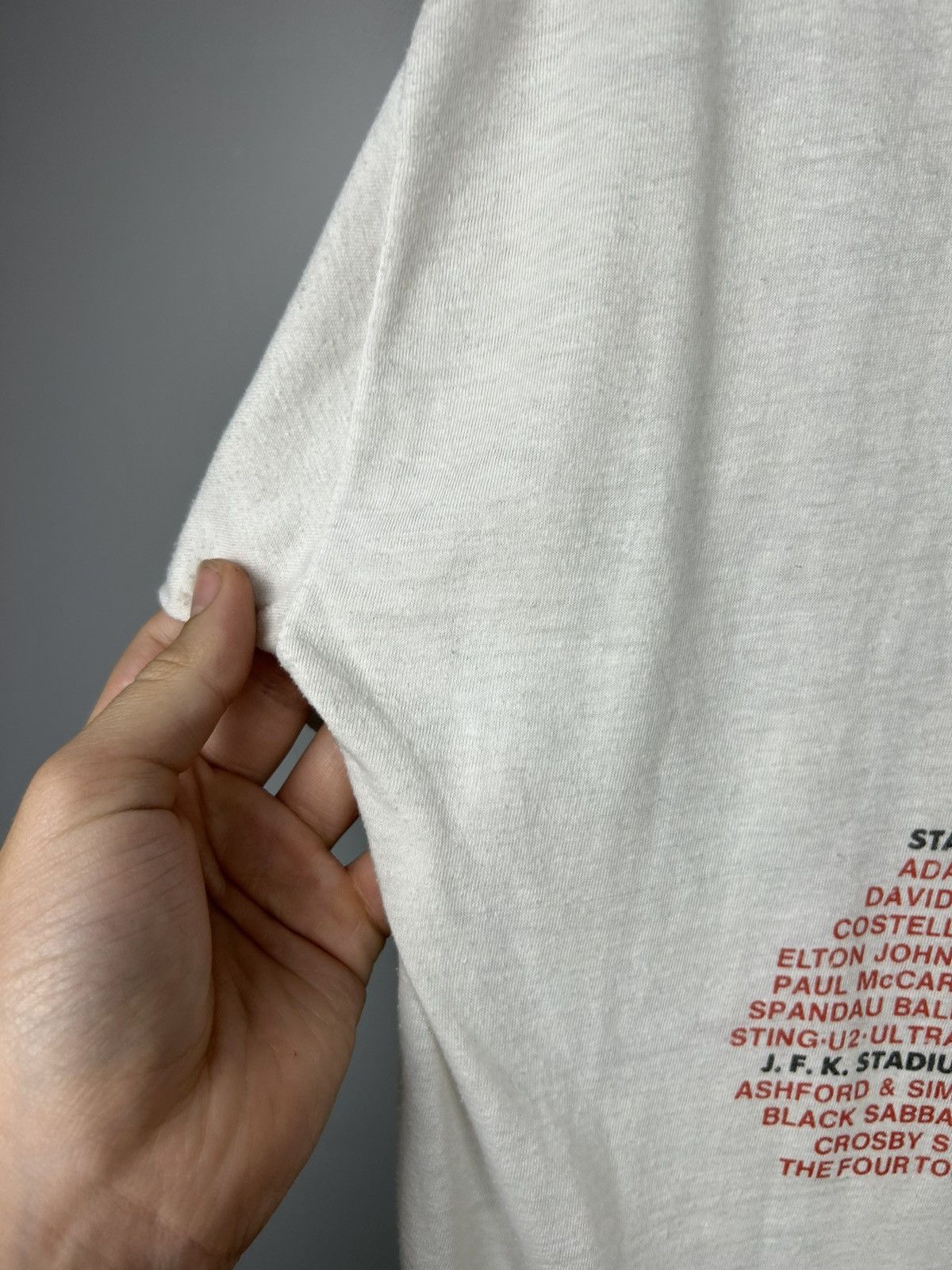 Band Tees × Vintage Vintage 1985 Live Aid The Global Jukebox T shirt Size US L / EU 52-54 / 3 - 19 Thumbnail