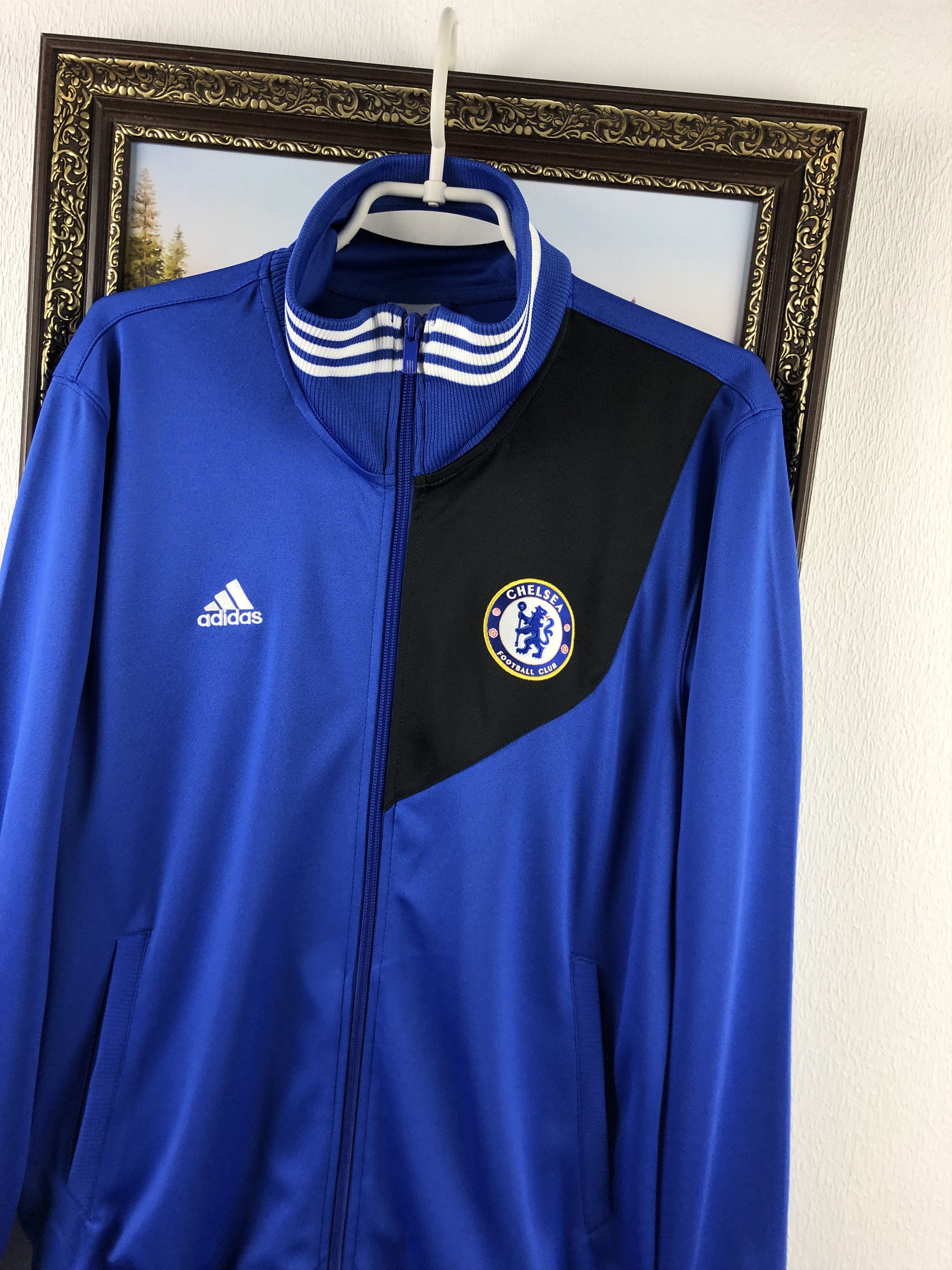 Adidas Vintage Adidas Chelsea Football Jacket Soccer Track Top Zip Size US M / EU 48-50 / 2 - 4 Thumbnail