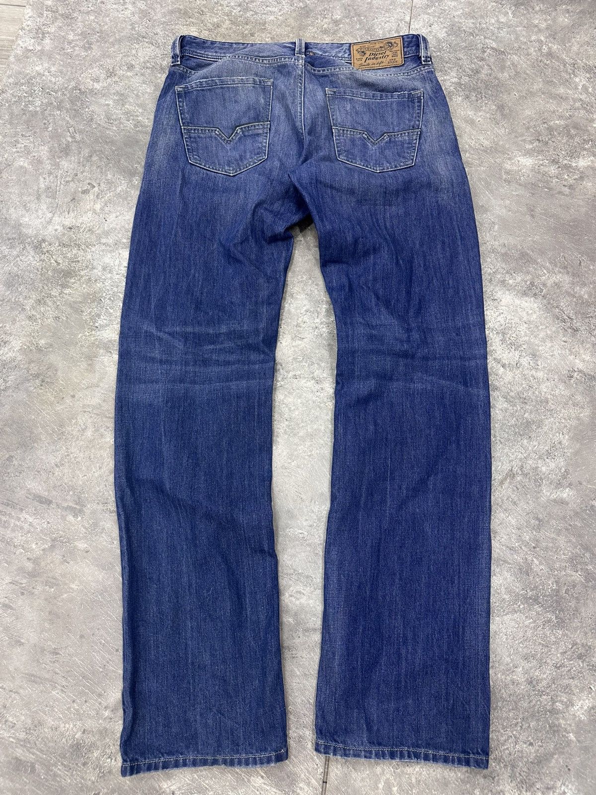 If Six Was Nine Vintage Diesel Faded Y2K Bootcut Jeans Made in Italy Size US 32 / EU 48 - 3 Thumbnail
