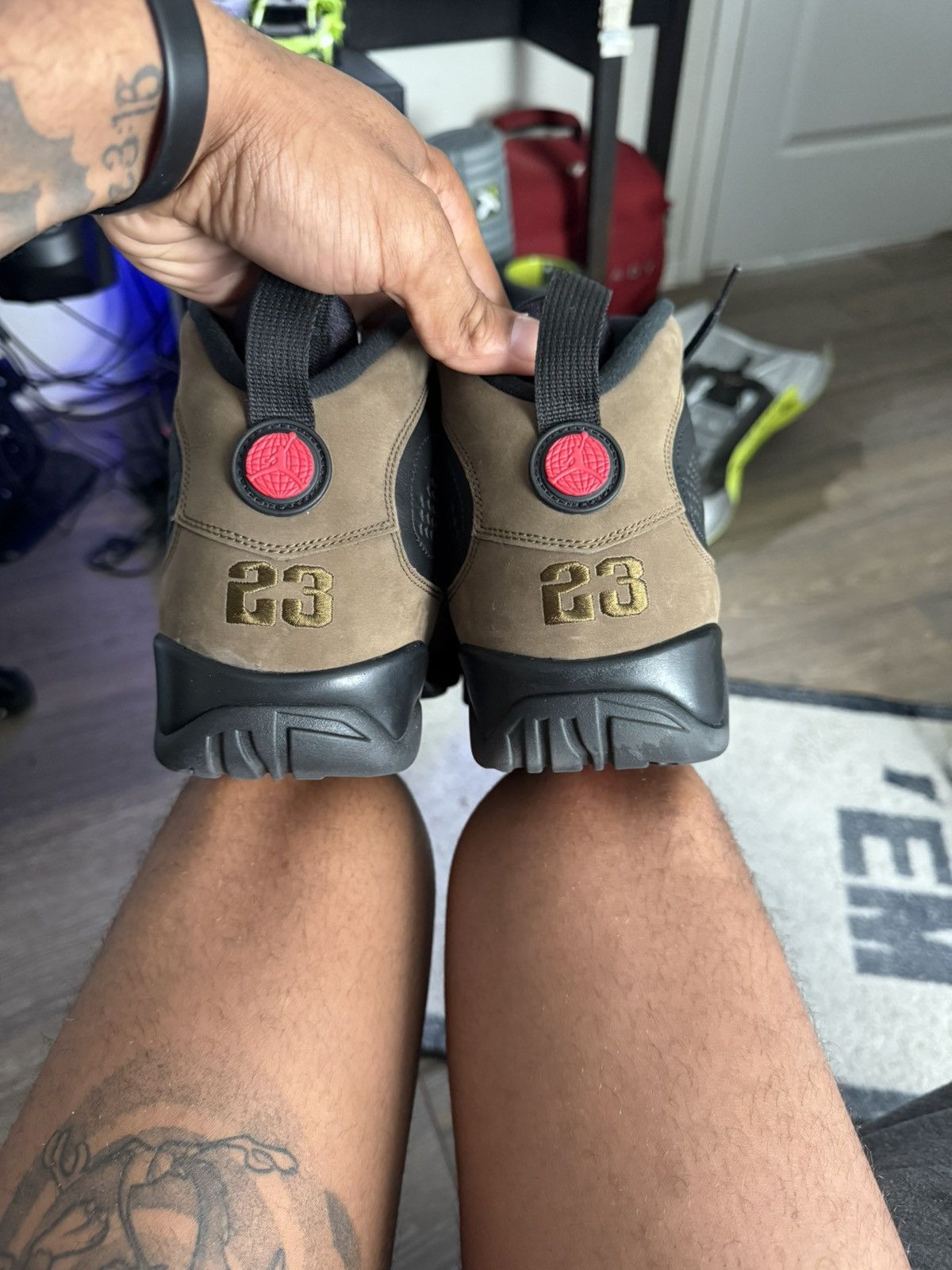 Jordan Brand Jordan 9 olives Size US 13 / EU 46 - 5 Thumbnail