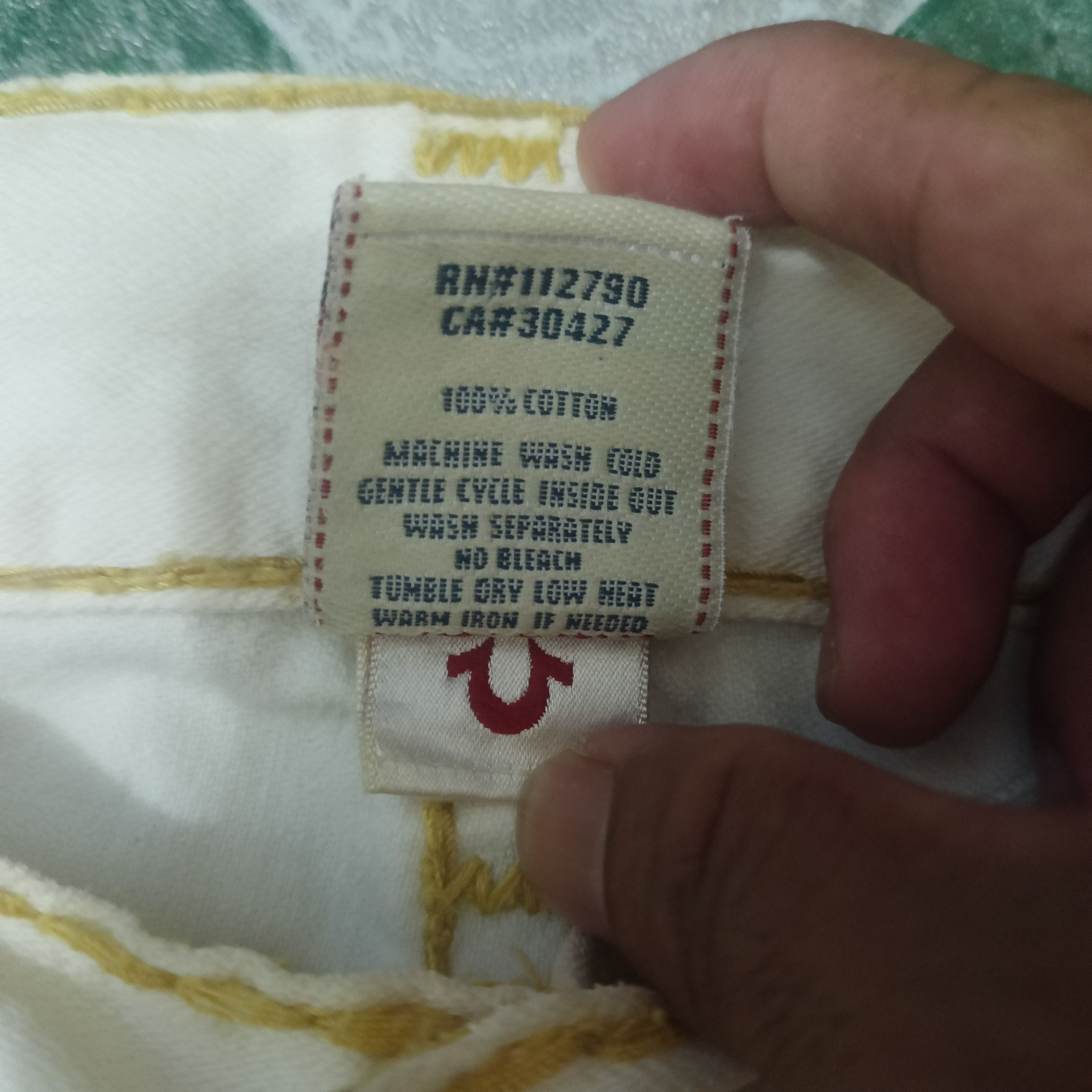 True Religion Rare!!! True Religion Row Seat Flared Yellow Gold Stitch Size US 32 / EU 48 - 11 Thumbnail