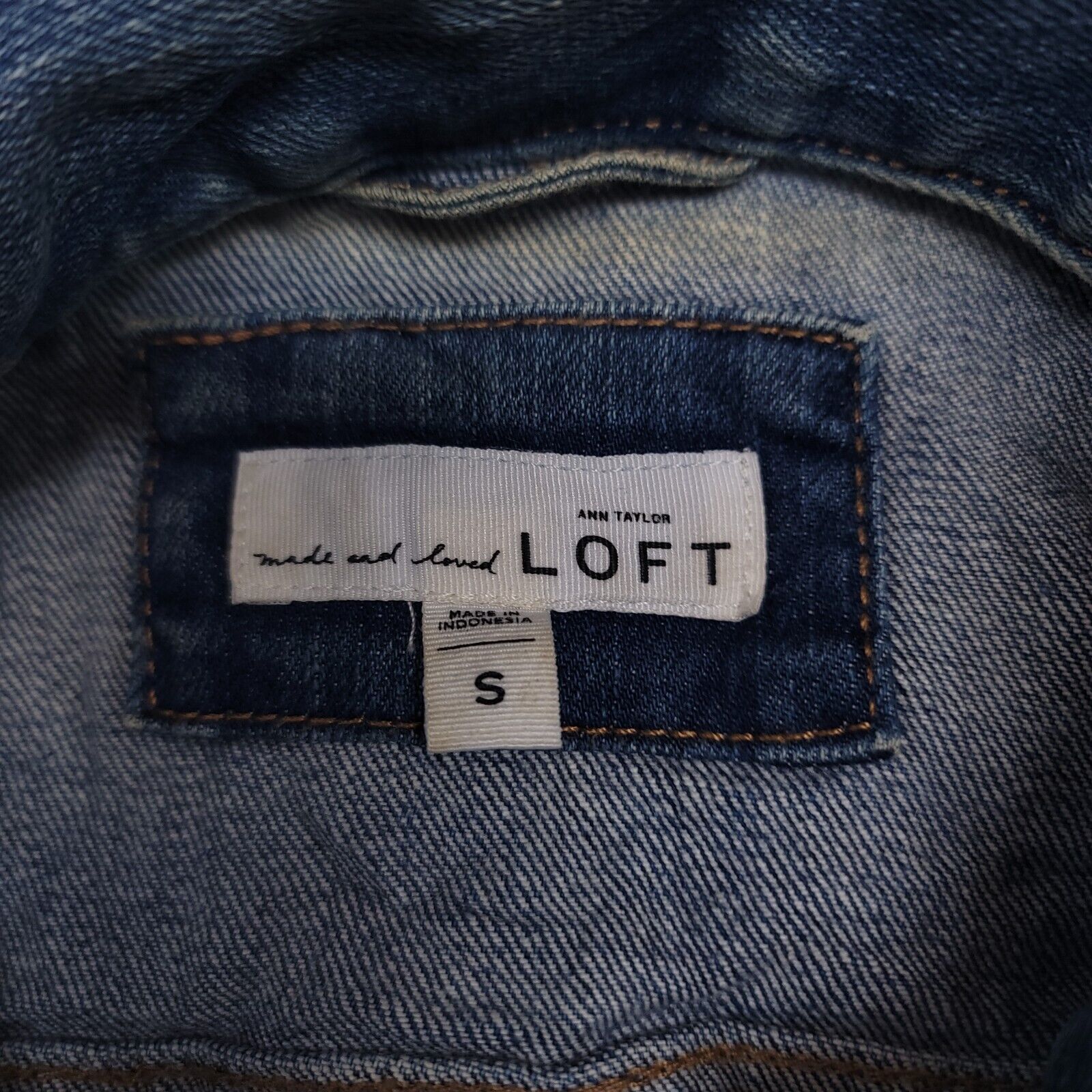 Loft Loft Casual Button Up Denim Jean Jacket Womens Size S Blue Size S / US 4 / IT 40 - 3 Thumbnail