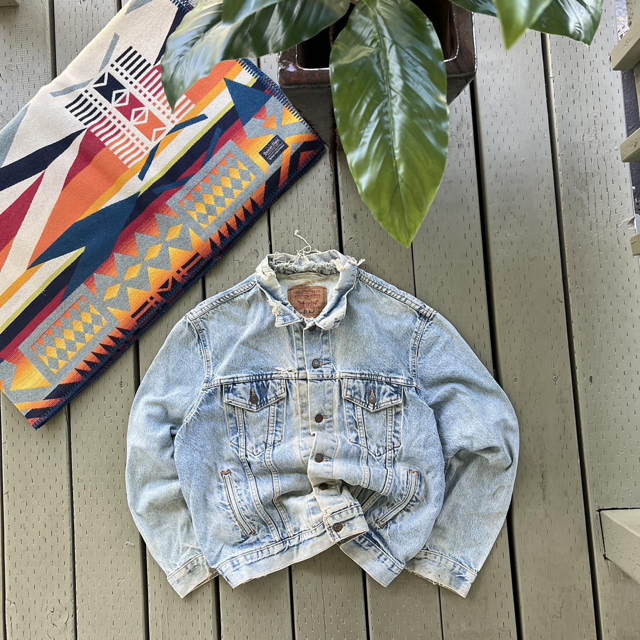 Vintage 80s Levis Type 3 Denim Trucker Jacket Made In USA