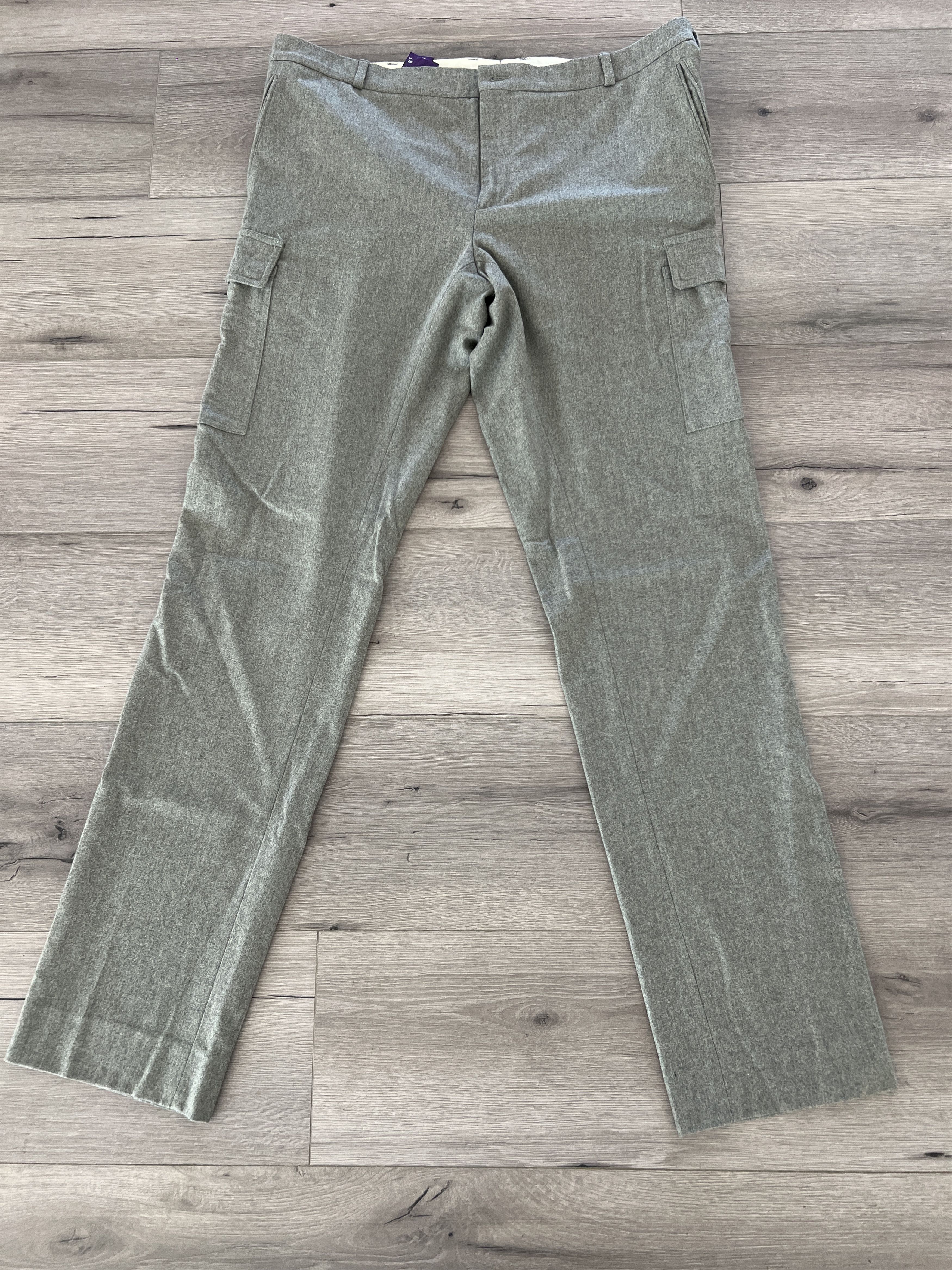 Ralph Lauren Purple Label Ralph Lauren Purple Label Grey Wool Slim Fit Pants Size US 38 / EU 54 - 1 Thumbnail