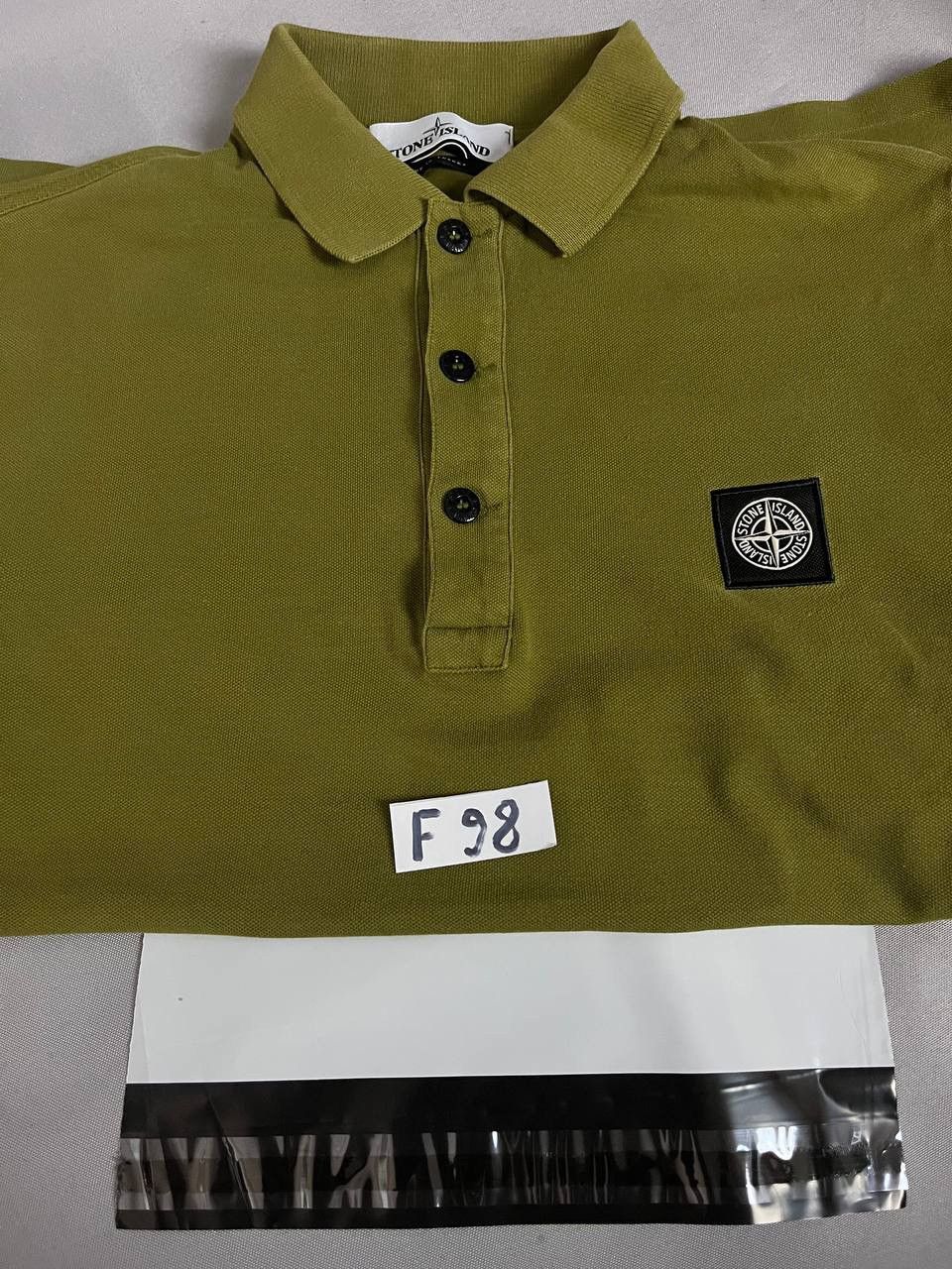 Stone Island Stone Island Polo Tee T Shirt Khaki Program Patch Size US S / EU 44-46 / 1 - 14 Thumbnail
