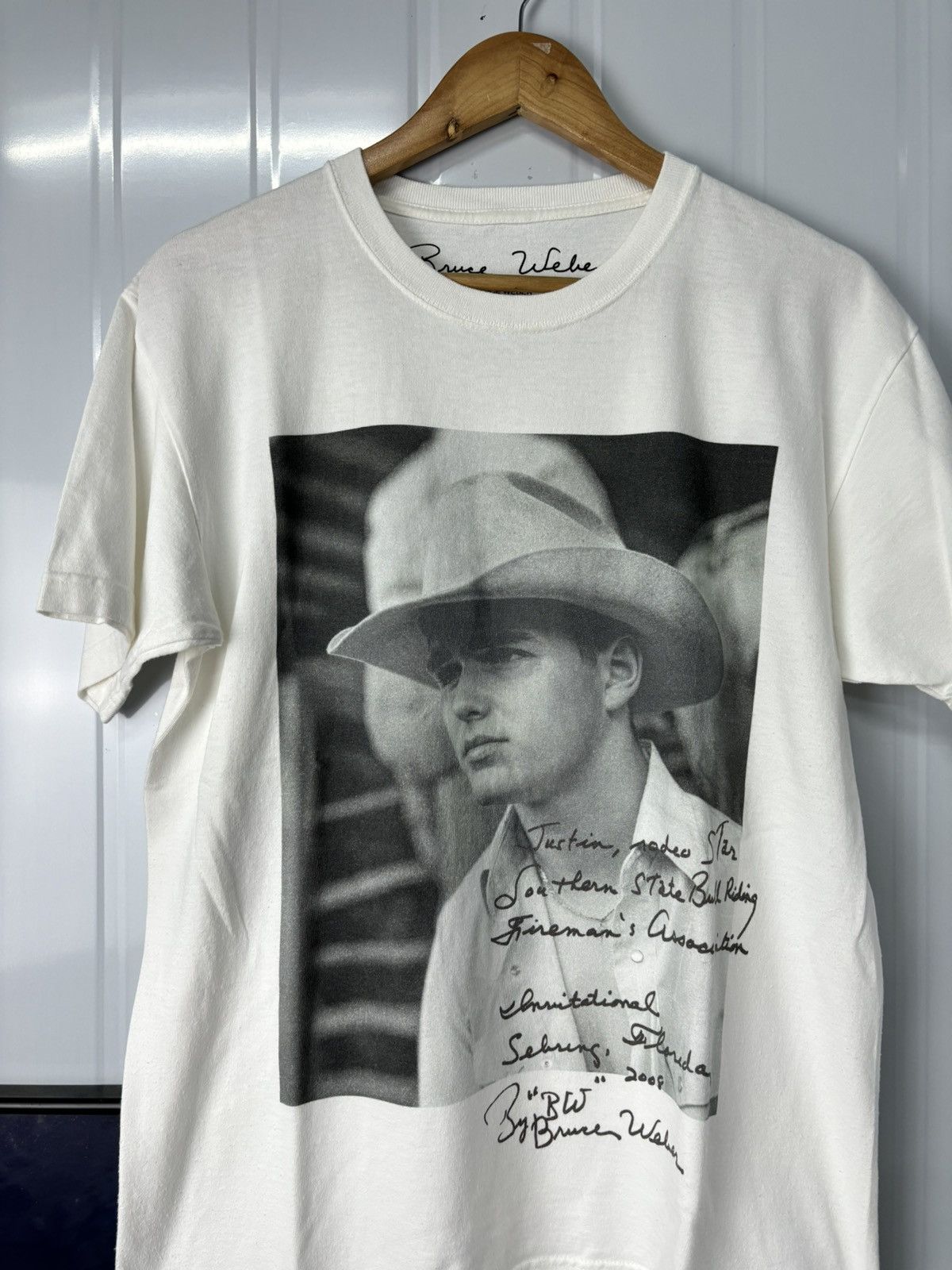Vintage × Weber RARE! Bruce Weber Phototee Art Size US L / EU 52-54 / 3 - 3 Thumbnail