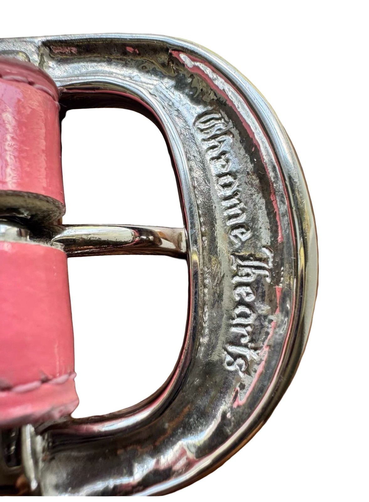 Chrome Hearts Pink patent leather gunslinger belt Size 32 - 5 Thumbnail