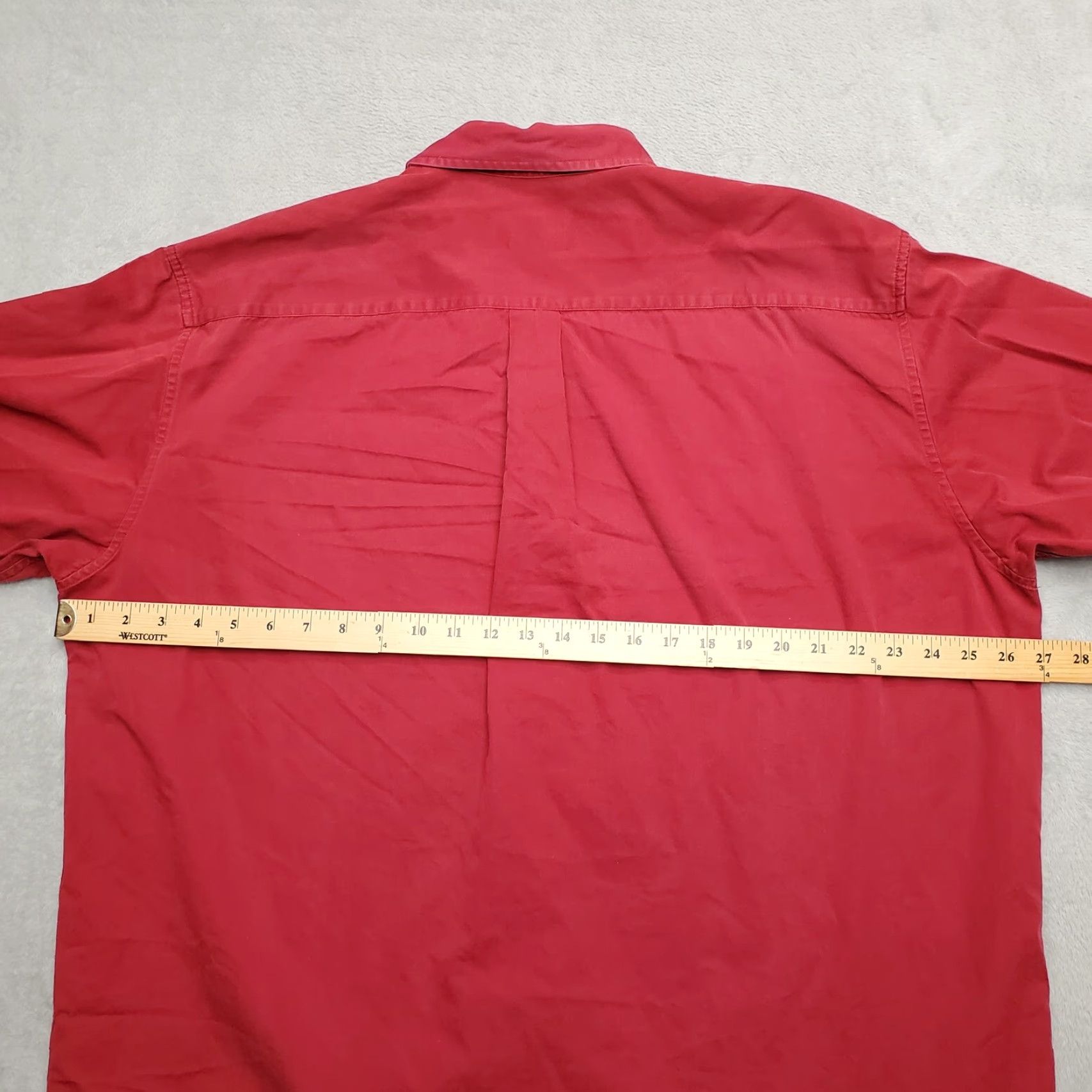 Eddie Bauer Eddie Bauer Shirt Mens XL Red Twill Long Sleeve Button-Down Outdoor Casual Size US XL / EU 56 / 4 - 5 Thumbnail