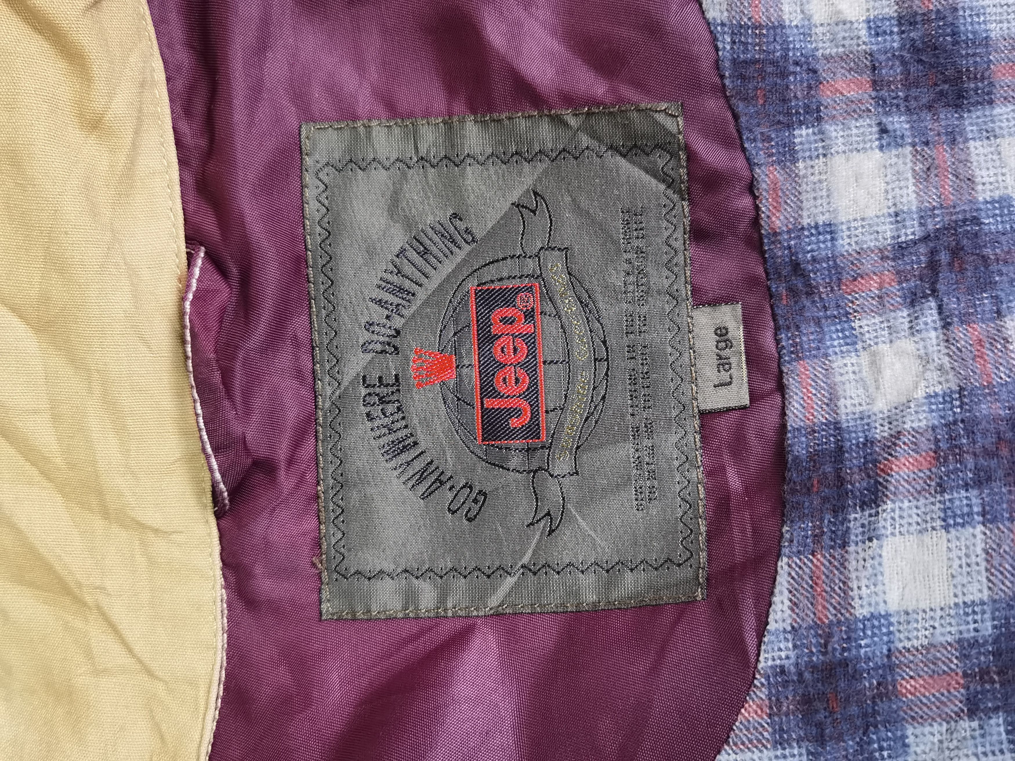 G10 VINTAGE CHECK JEEP COACH JACKET MAROON