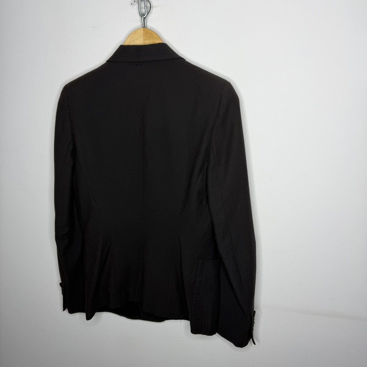 Ann Demeulemeester Ann Demeulemeester Women Blazer Black Wool Size S / US 4 / IT 40 - 8 Thumbnail