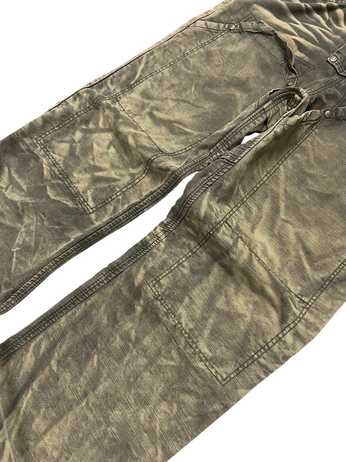 Japanese Brand × Le Grande Bleu (L.G.B.) 3.Q.L Japan Double Knee Claws Mark Shadow Wash Denim Pants Size US 28 / EU 44 - 4 Thumbnail