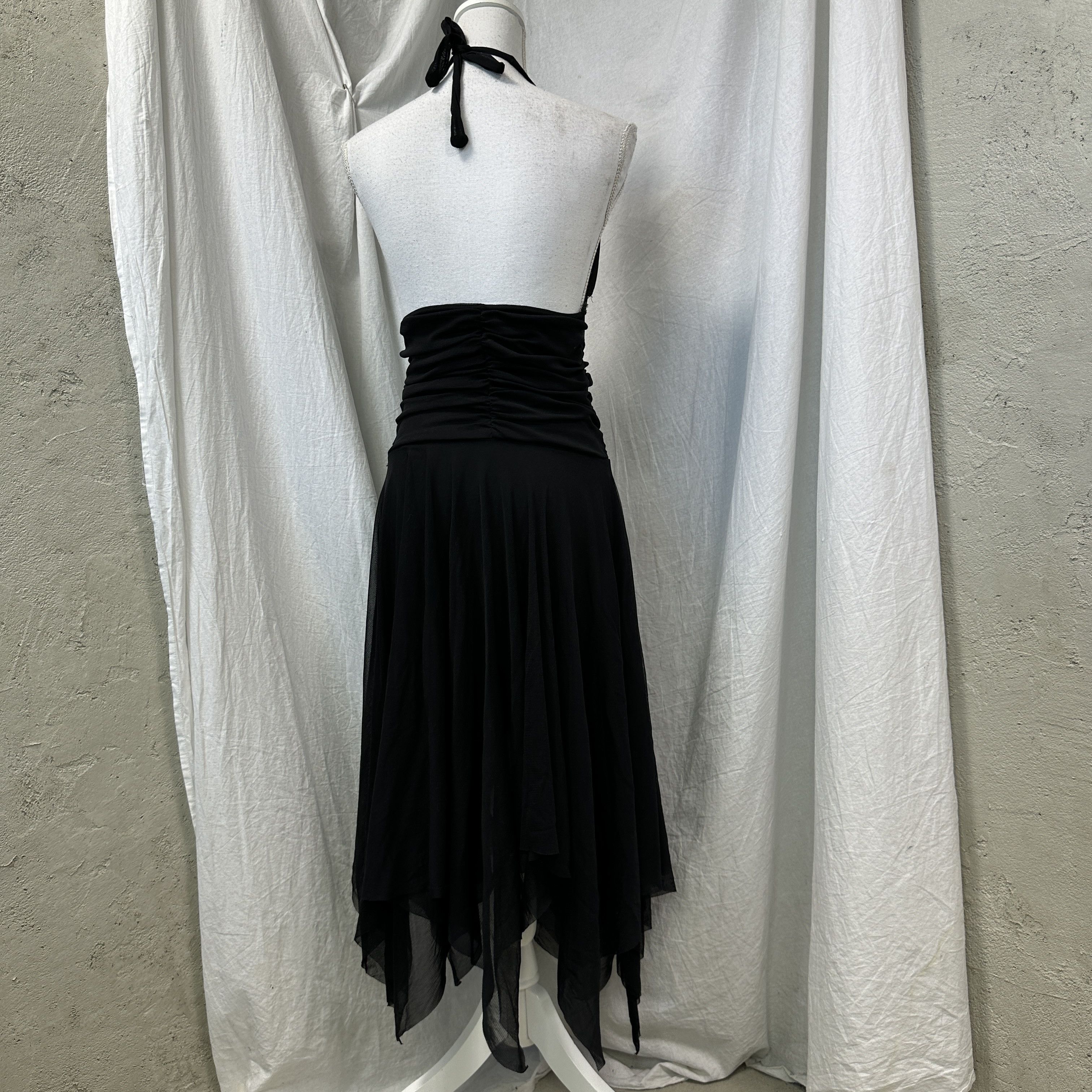 Vintage Vintage Avant Garde Backless Elegant Evening Dress 00s Size S / US 4 / IT 40 - 8 Thumbnail