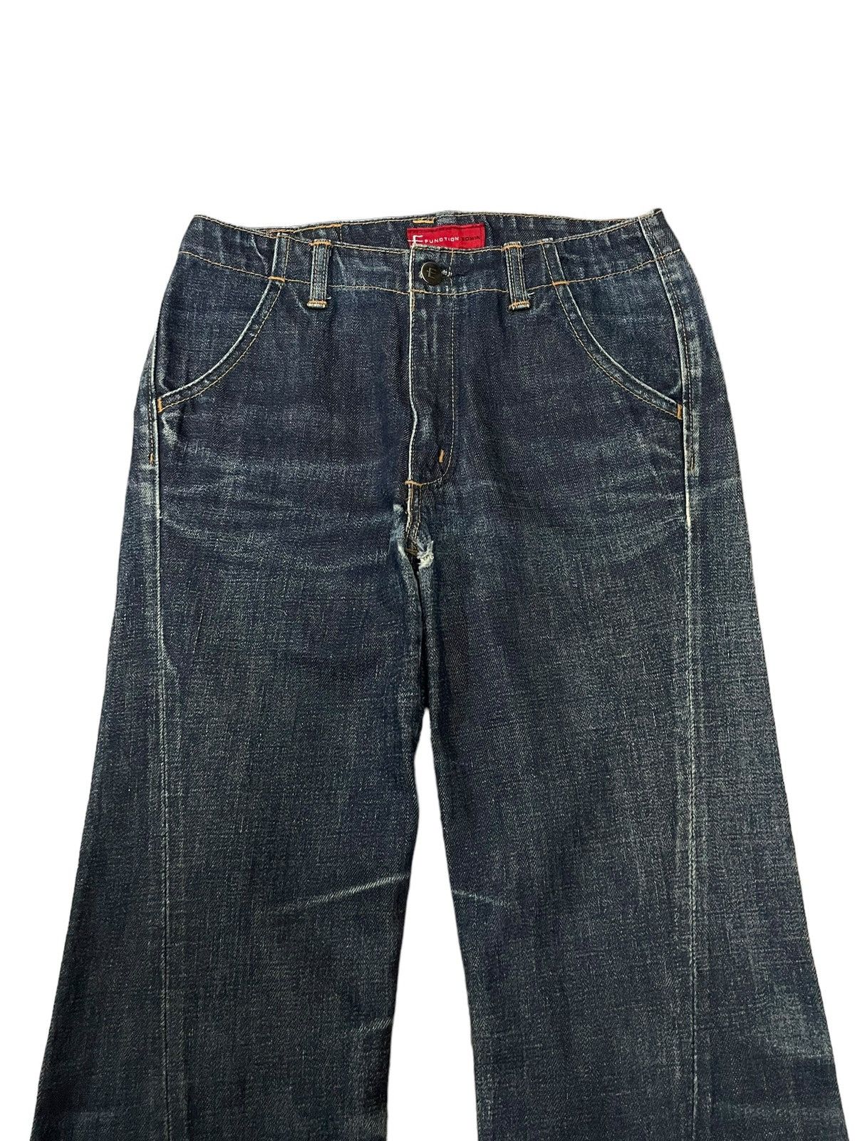 Edwin Vintage Edwin E Function Fade Wash Twisted Style Flare Jeans Size US 29 - 2 Thumbnail