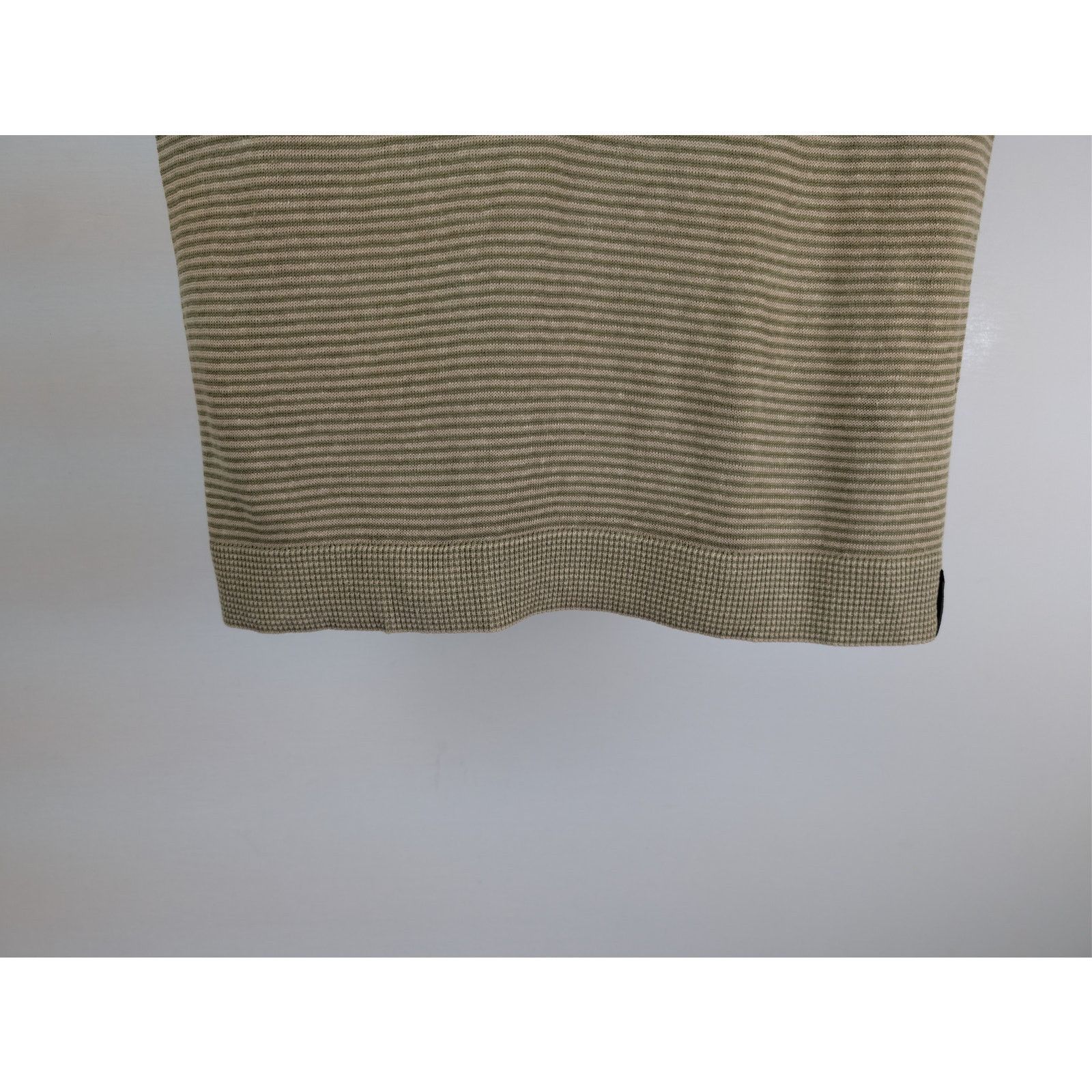 Todd Snyder o1rshd1 CC20 Relaxed Linen Stripe Montauk Polo Shirt Beige Size US S / EU 44-46 / 1 - 4 Thumbnail