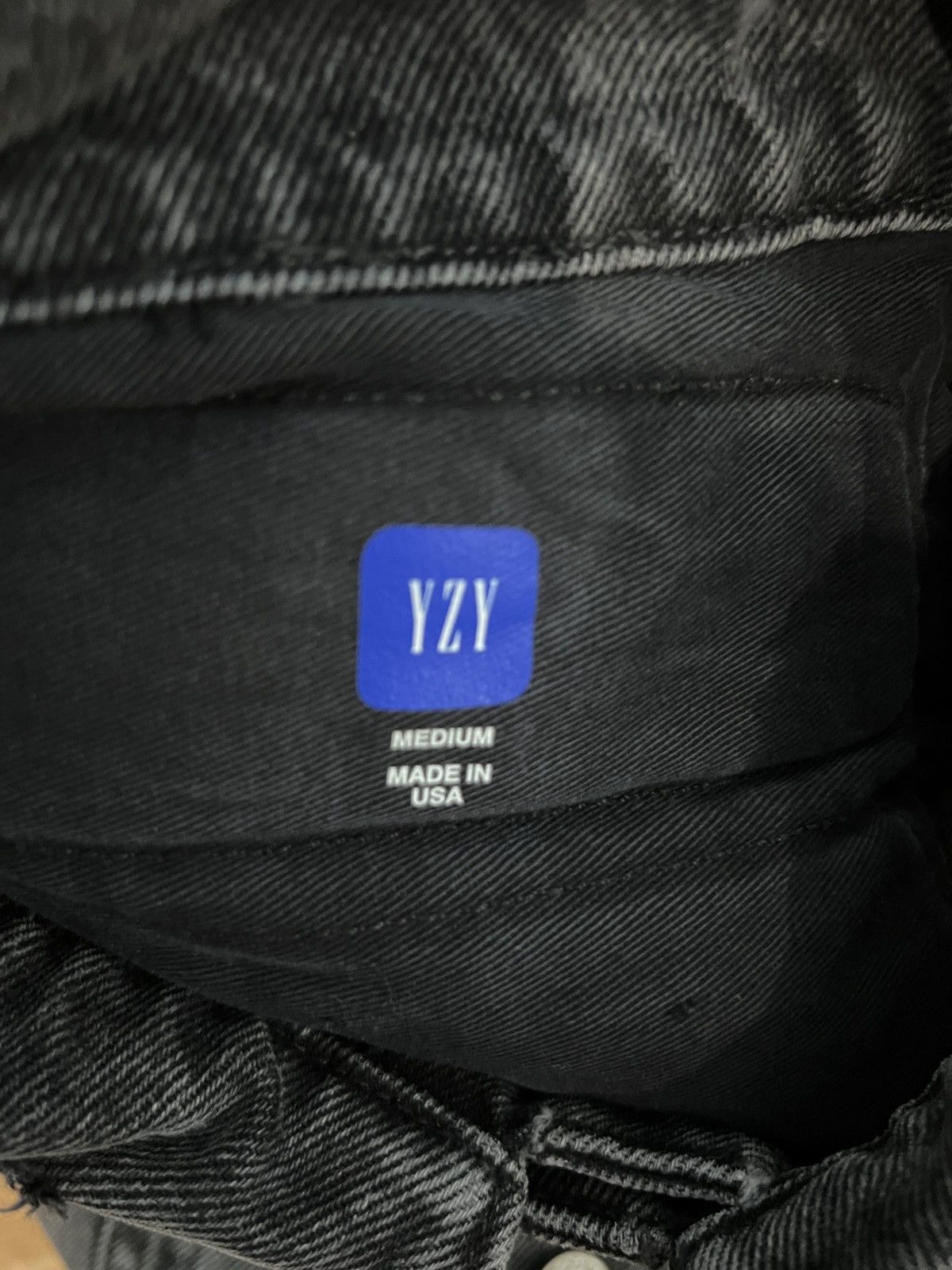 Balenciaga × Gap × Yeezy Yeezy Gap Balenciaga Denim Jacket Dark Grey Size US M / EU 48-50 / 2 - 6 Thumbnail