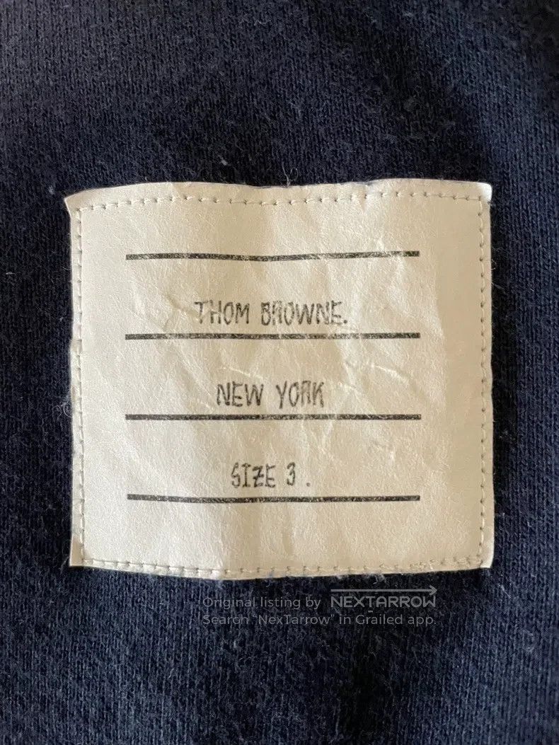 Thom Browne Thom Browne Cotton long-sleeve hoodie Size US L / EU 52-54 / 3 - 4 Thumbnail