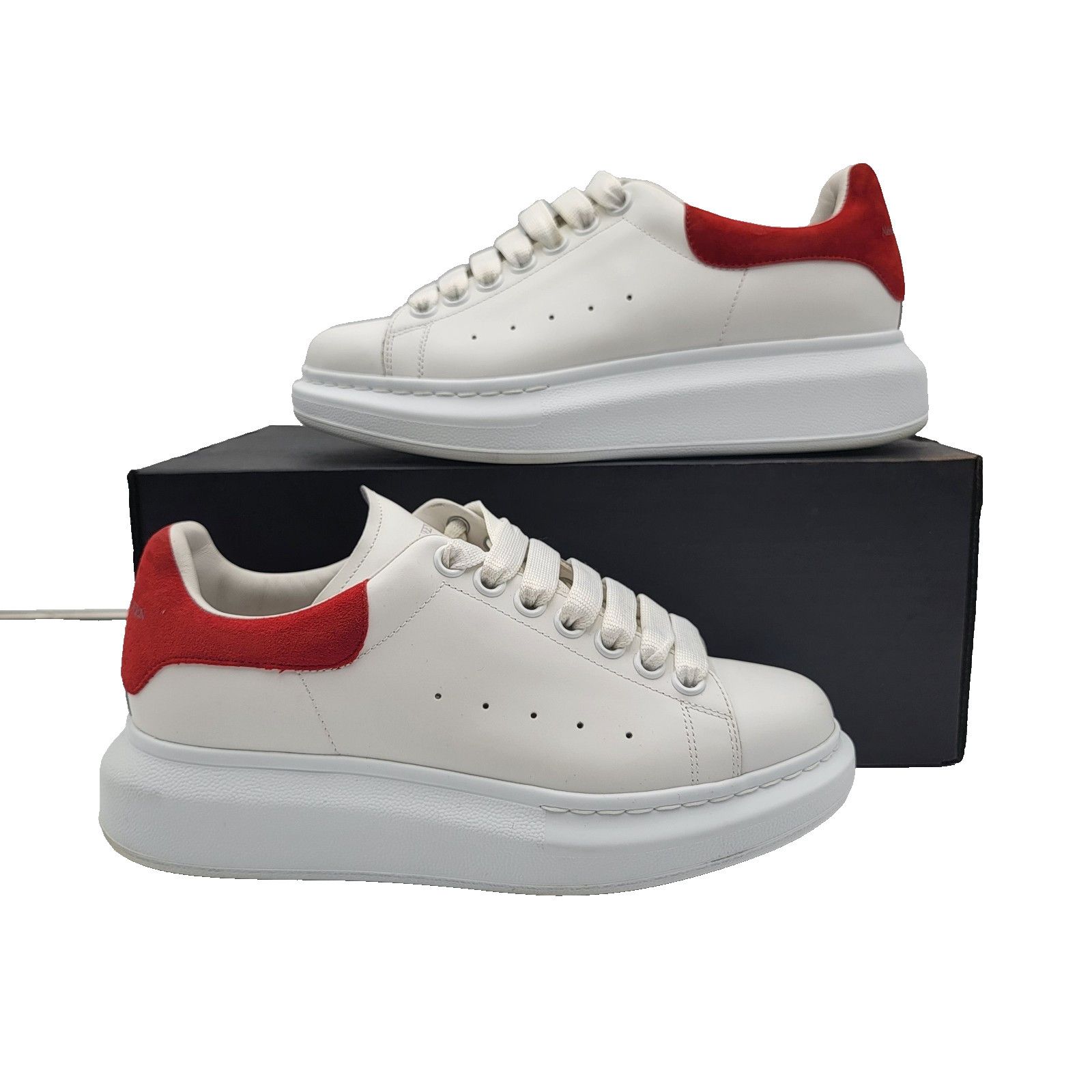 Alexander McQueen Alexander McQueen Oversized Sneaker Lush Red 553770 37 (371) Size US 6.5 / IT 36.5 - 1 Thumbnail