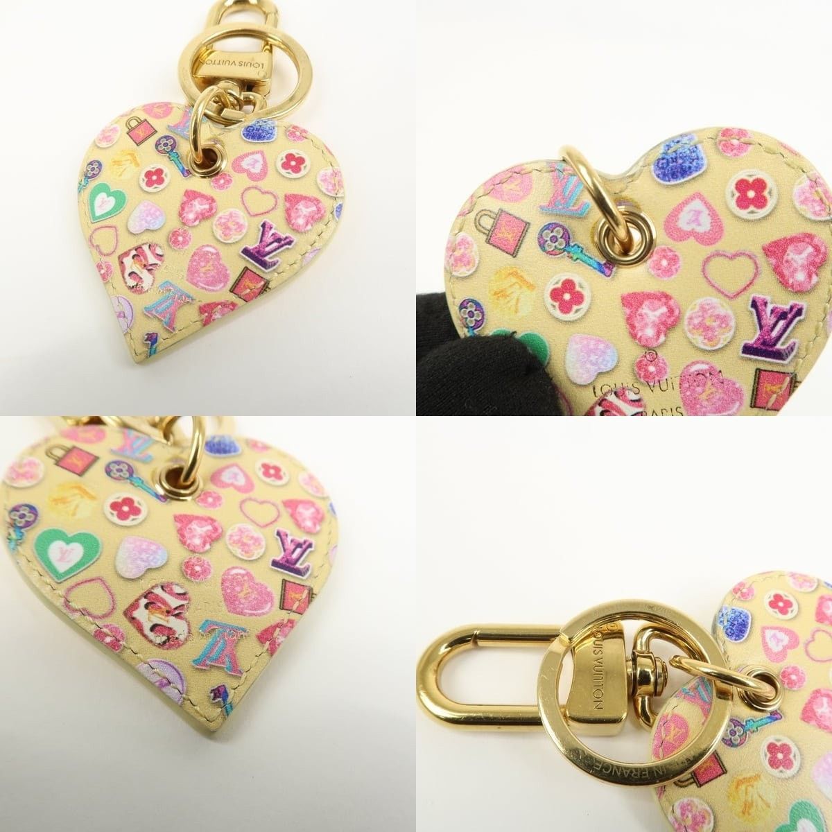 Louis Vuitton Louis Vuitton Porte Cles Love Lock Heart Vernis Patent Charm Size ONE SIZE - 5 Thumbnail